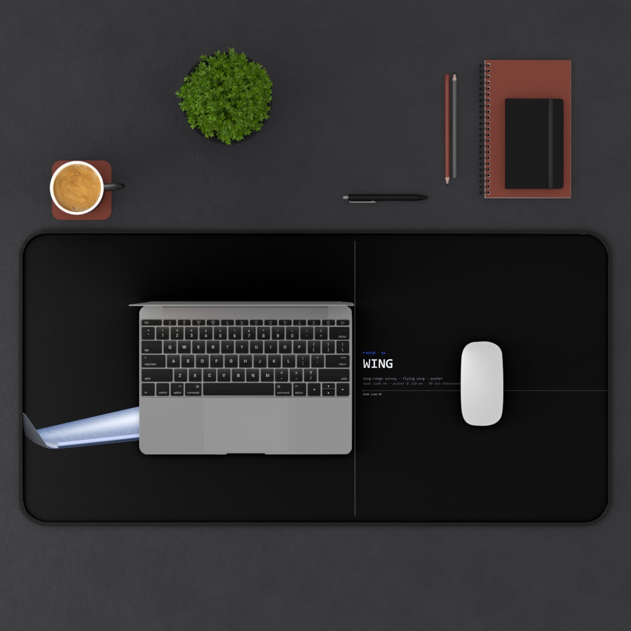 Wing — Rotor Desk Mat