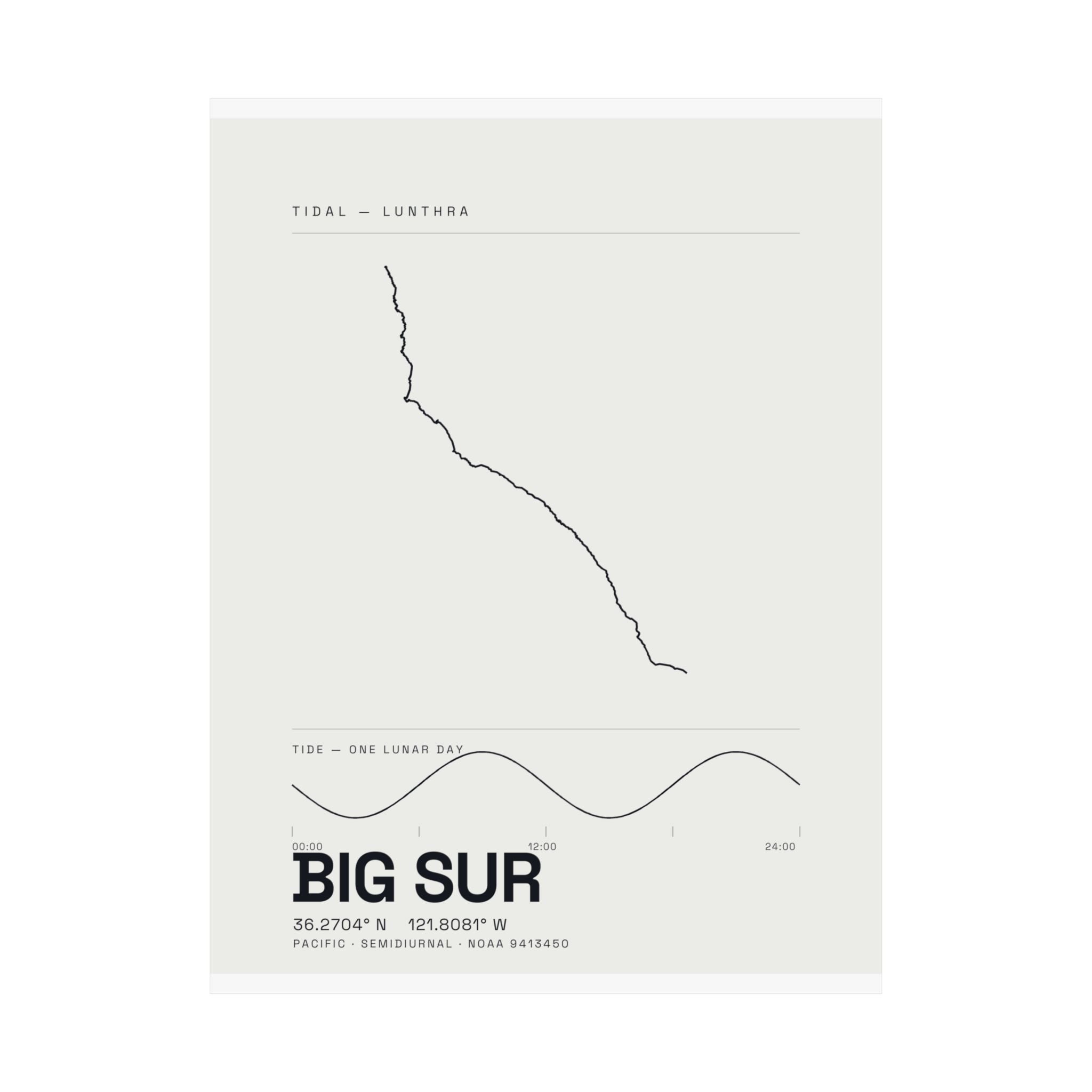 Big Sur — Tidal Poster