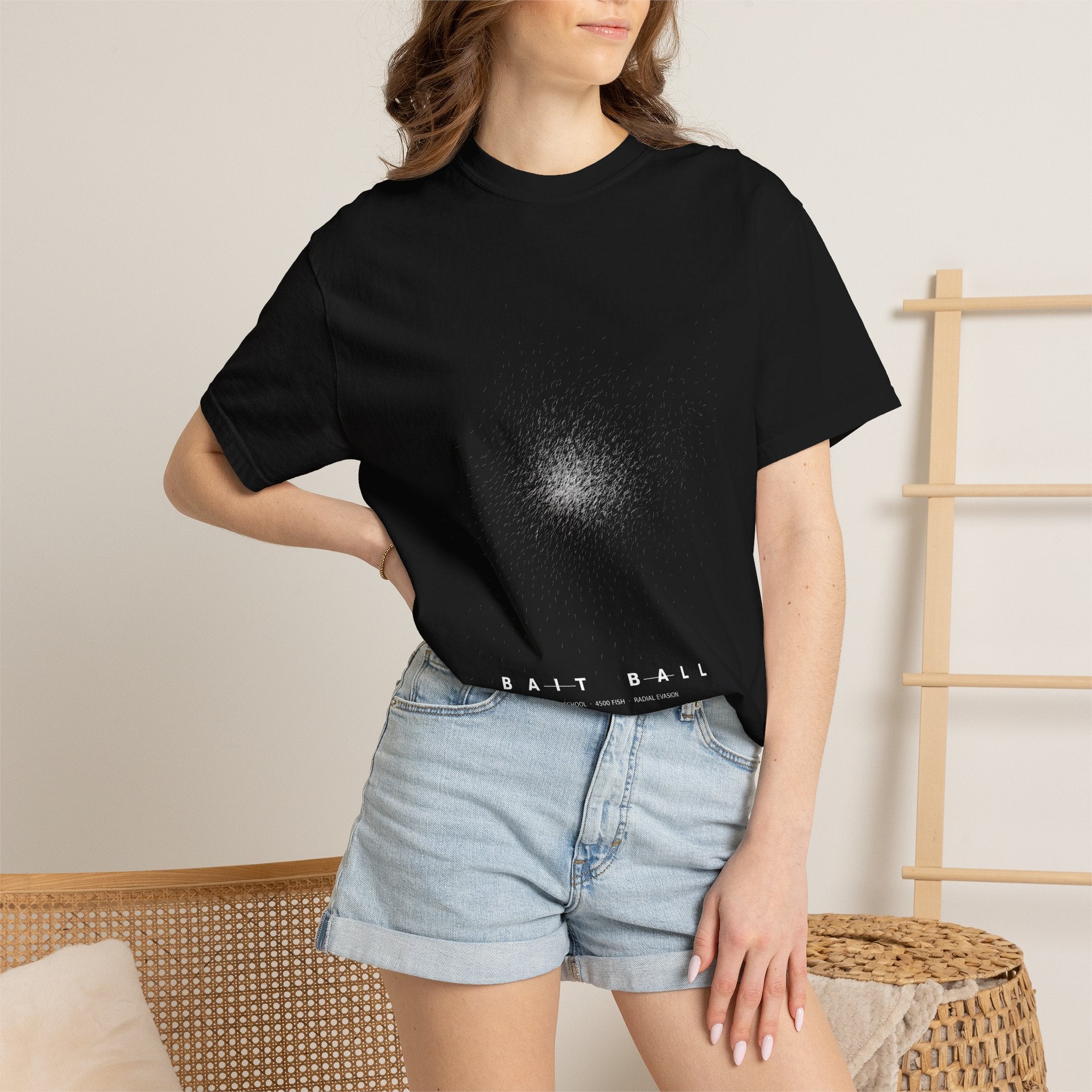 Bait Ball Tee - Boids Flocking Model Art | Men's