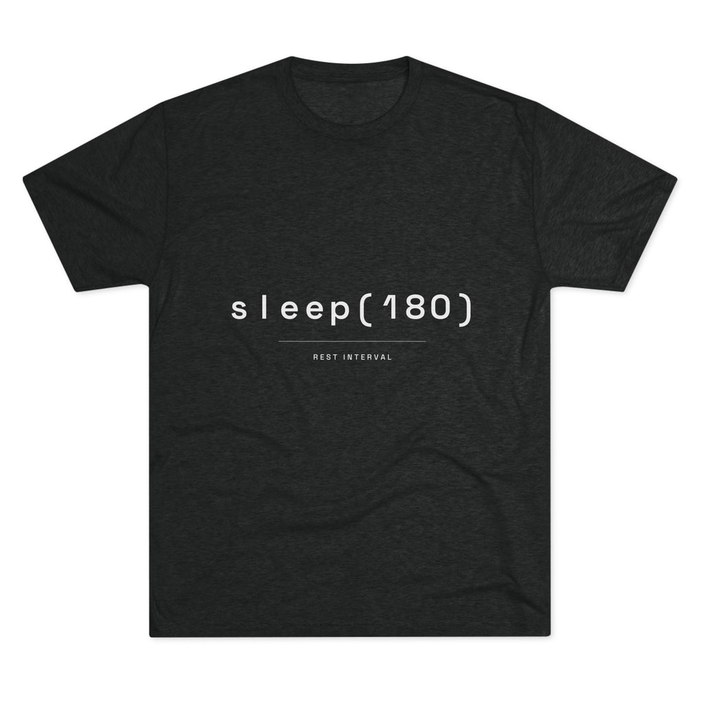 Rest Interval Tee — sleep(180)