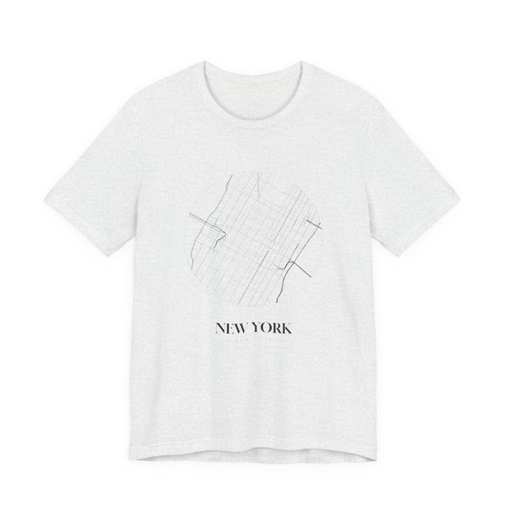 New York Street Map Tee — Atlas