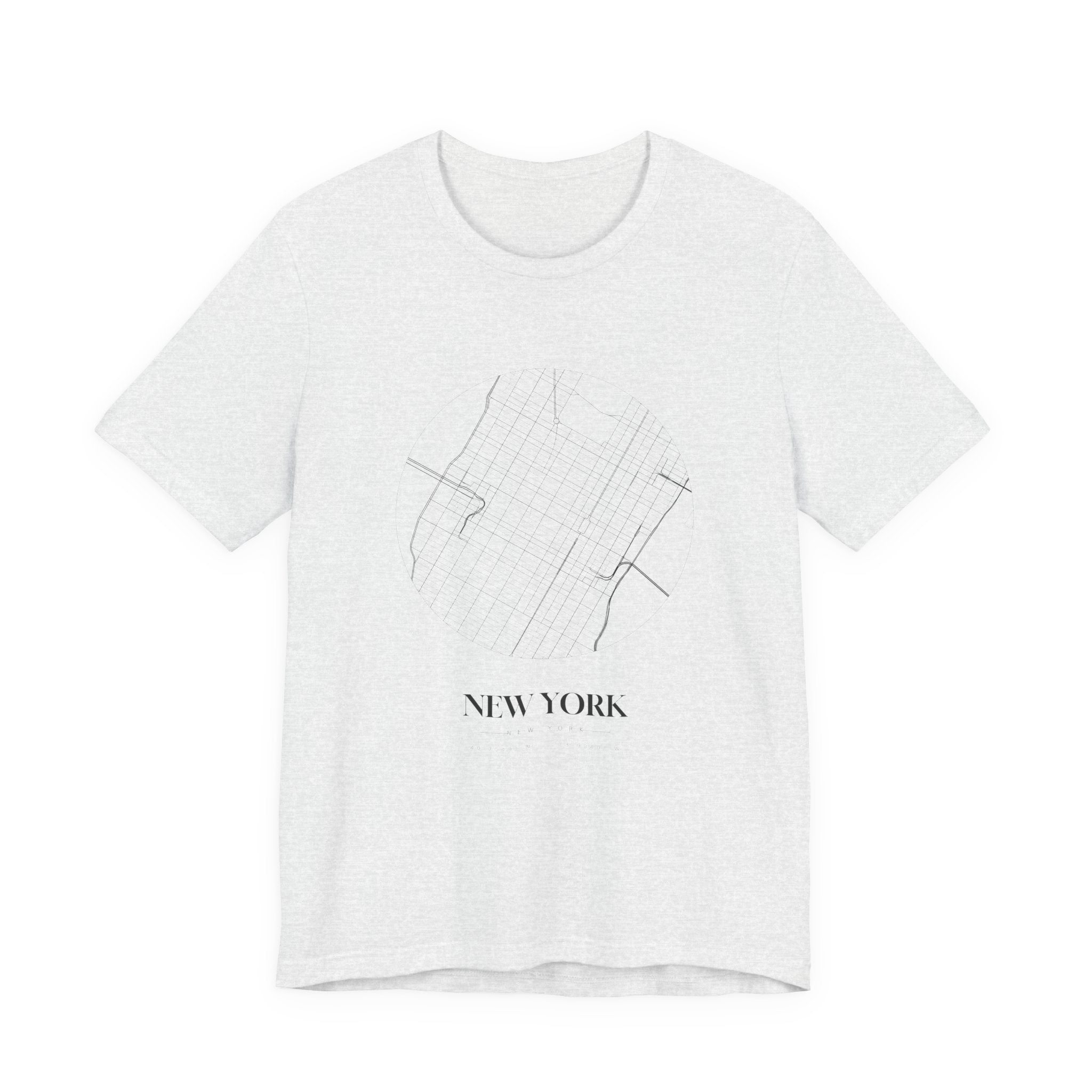 New York Street Map Tee — Atlas