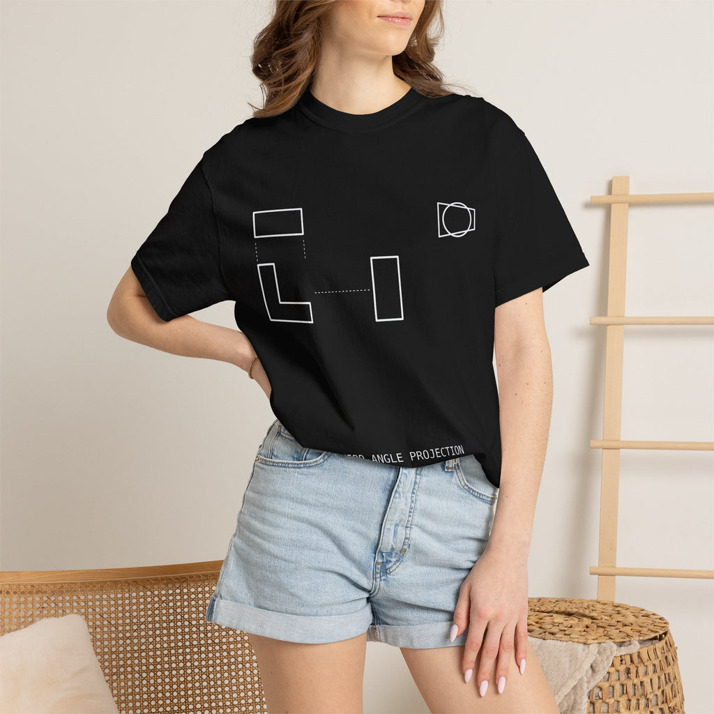 Third-Angle Projection — Datum Tee