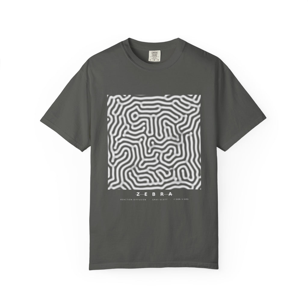 Zebra Tee - Turing Reaction-Diffusion Art | Men's