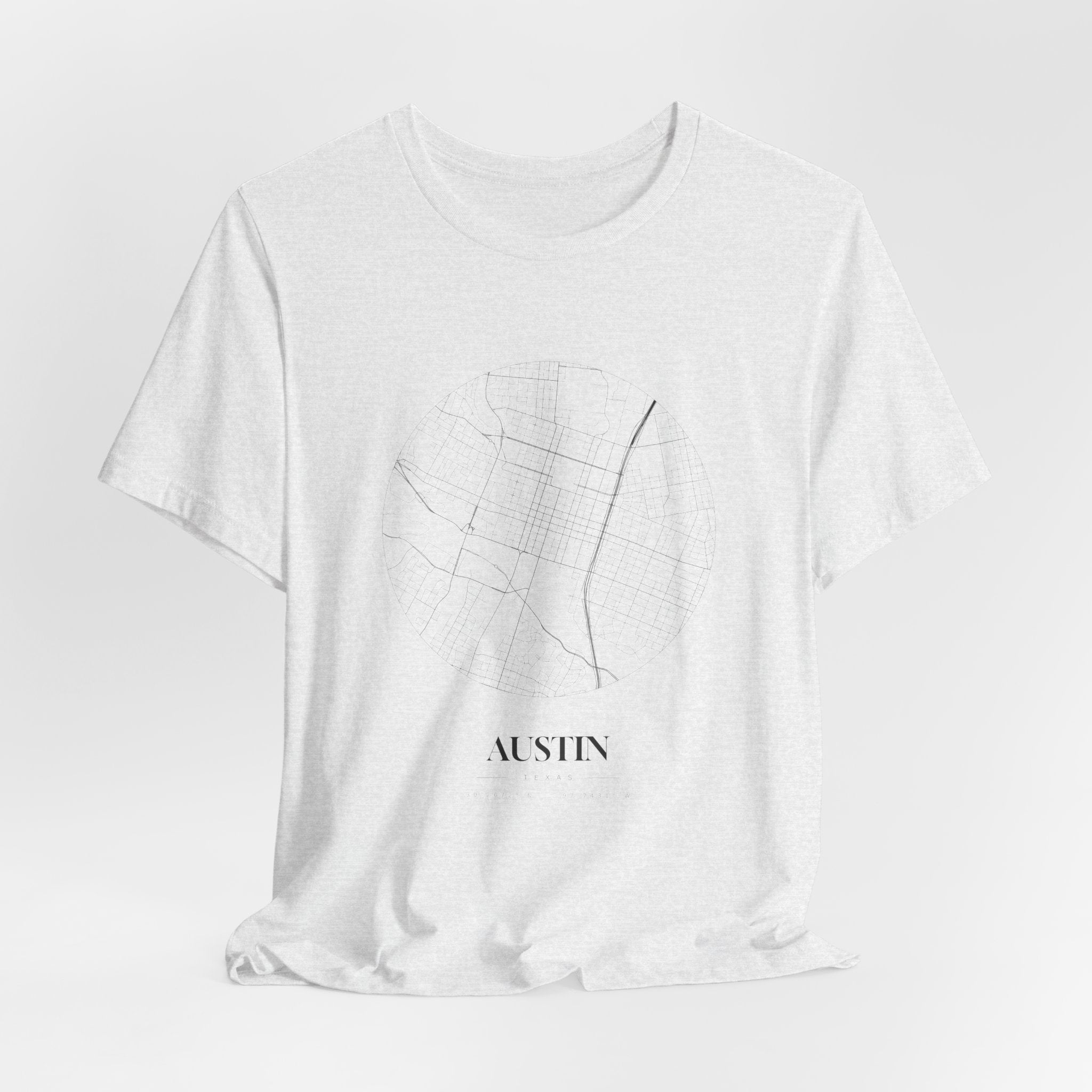 Austin Street Map Tee — Atlas