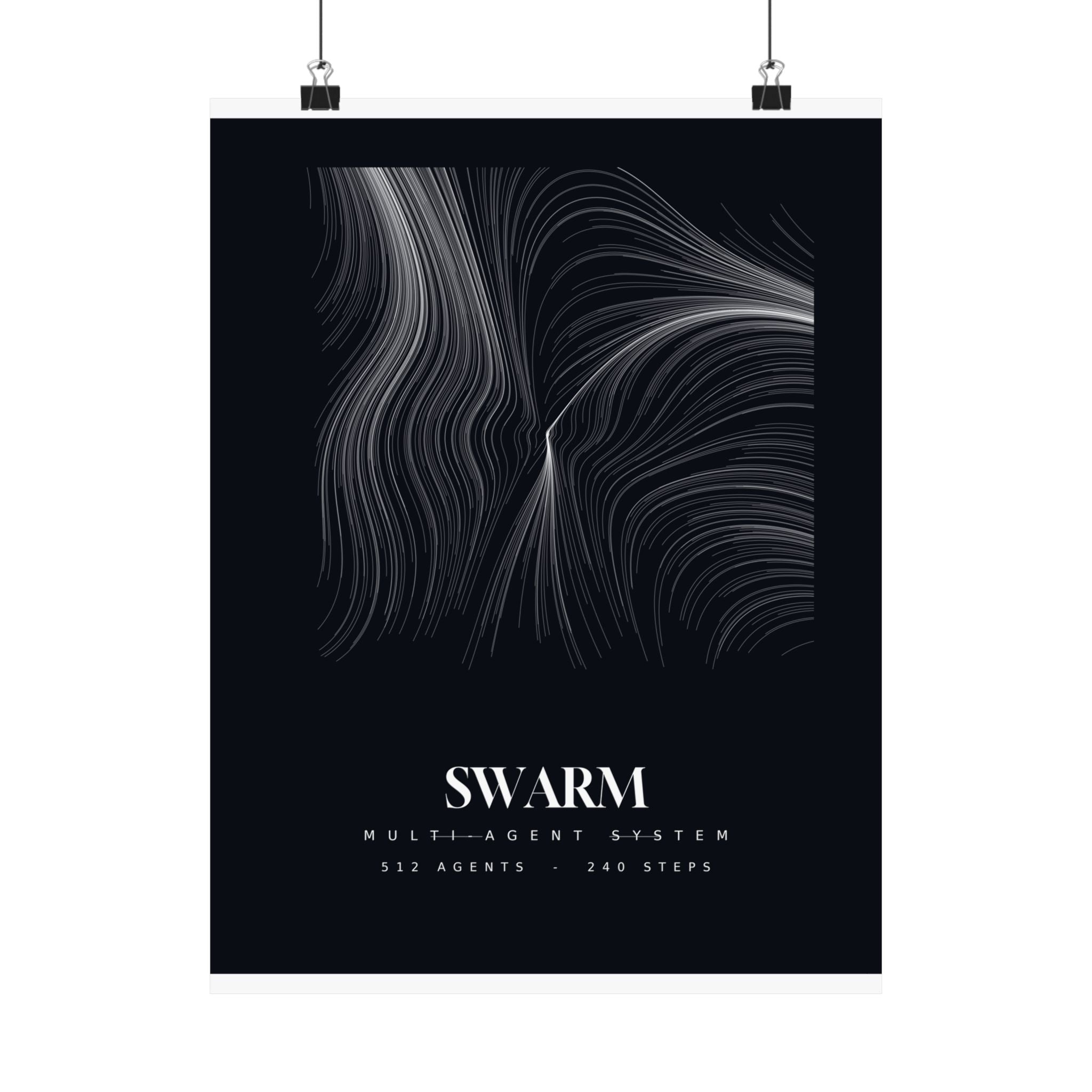 Swarm — Latent Art Poster