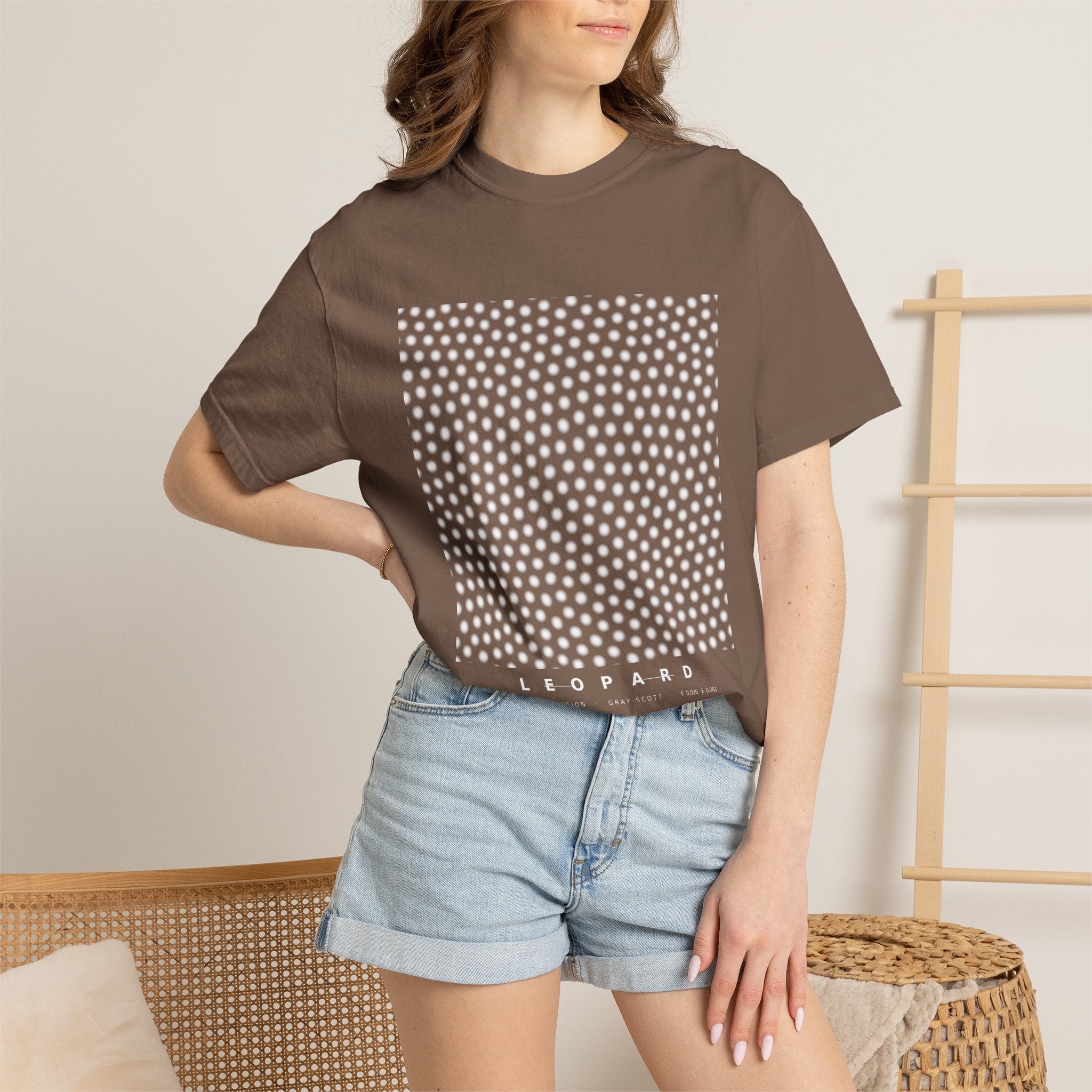 Leopard Tee - Turing Reaction-Diffusion Art | Men's