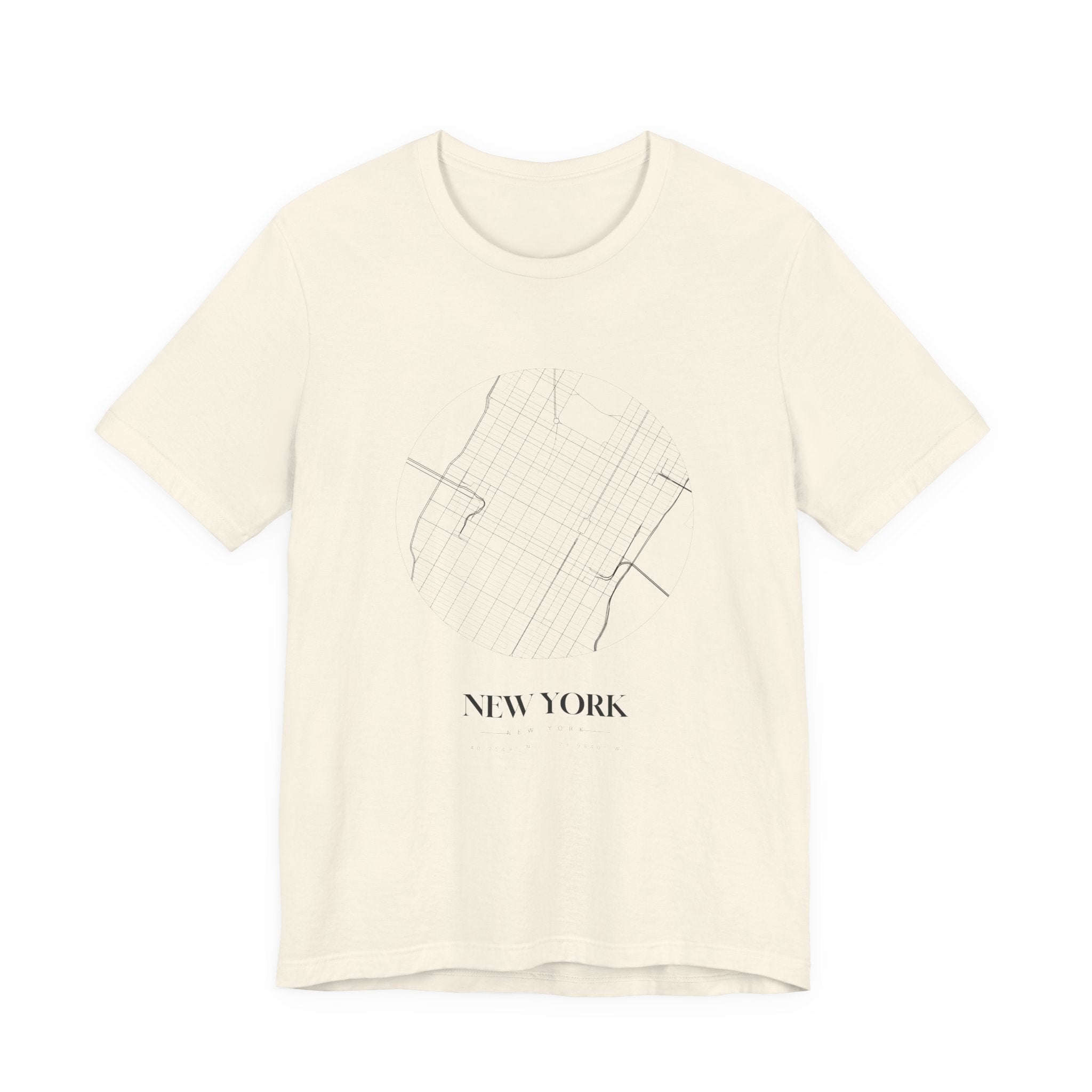 New York Street Map Tee — Atlas