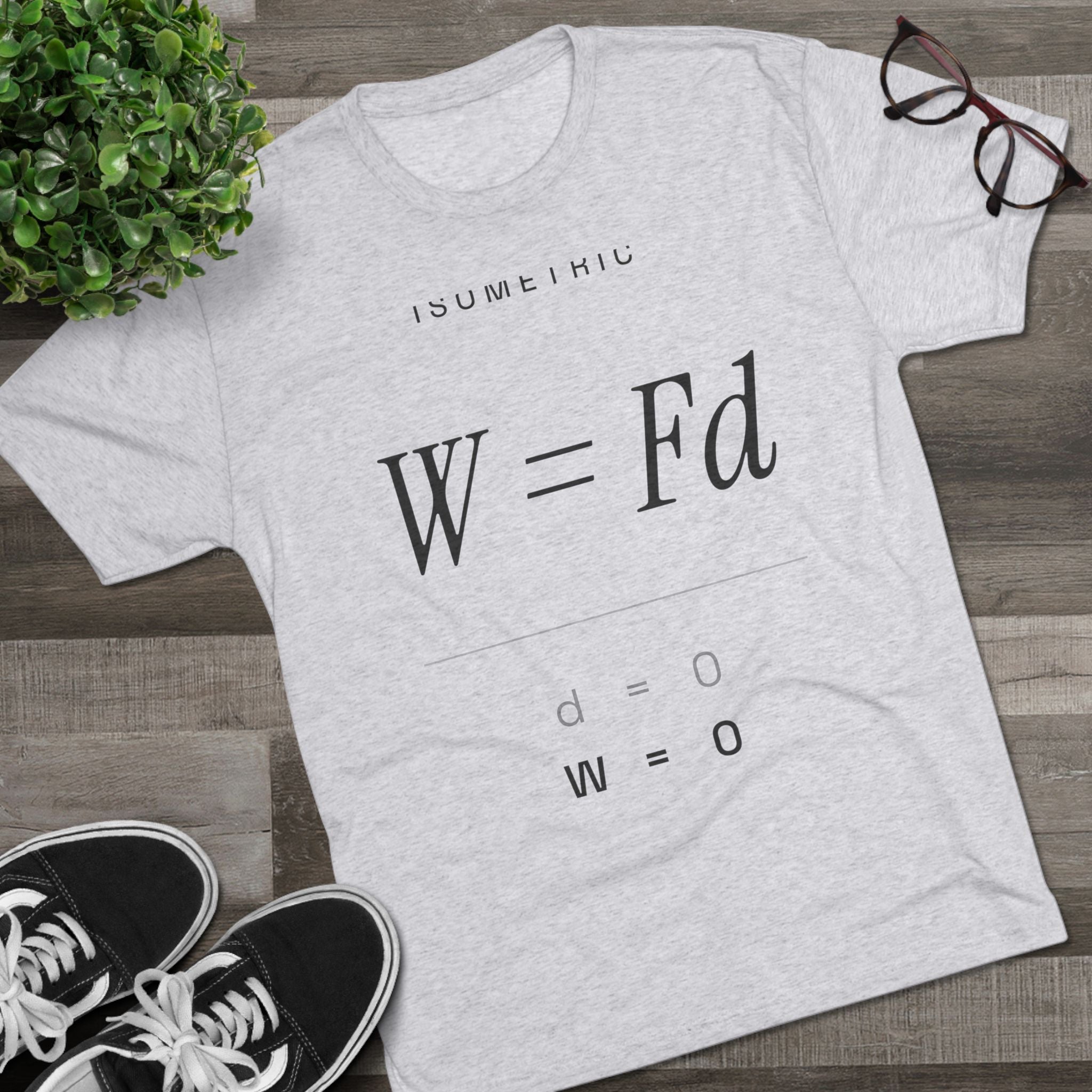 Isometric Tee — W = Fd