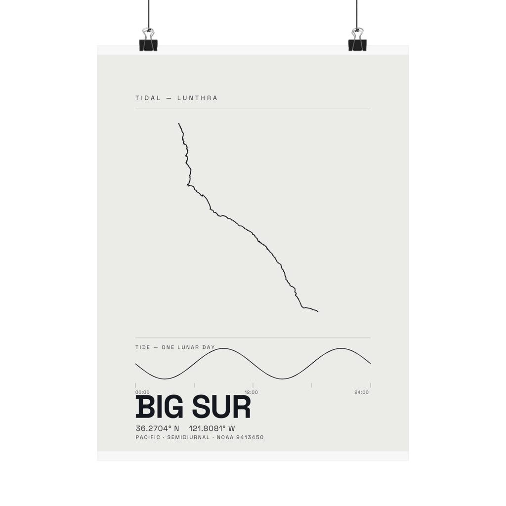 Big Sur — Tidal Poster