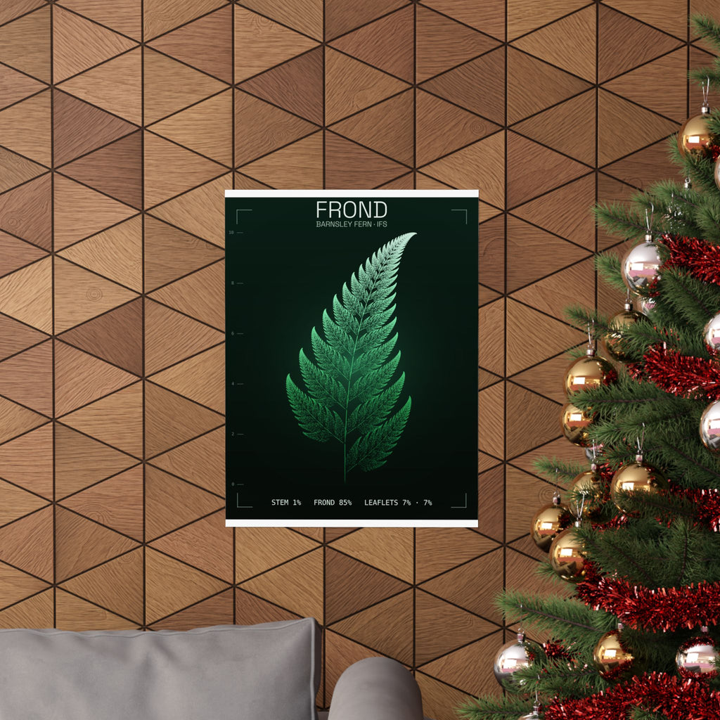 Barnsley Fern - Frond Poster