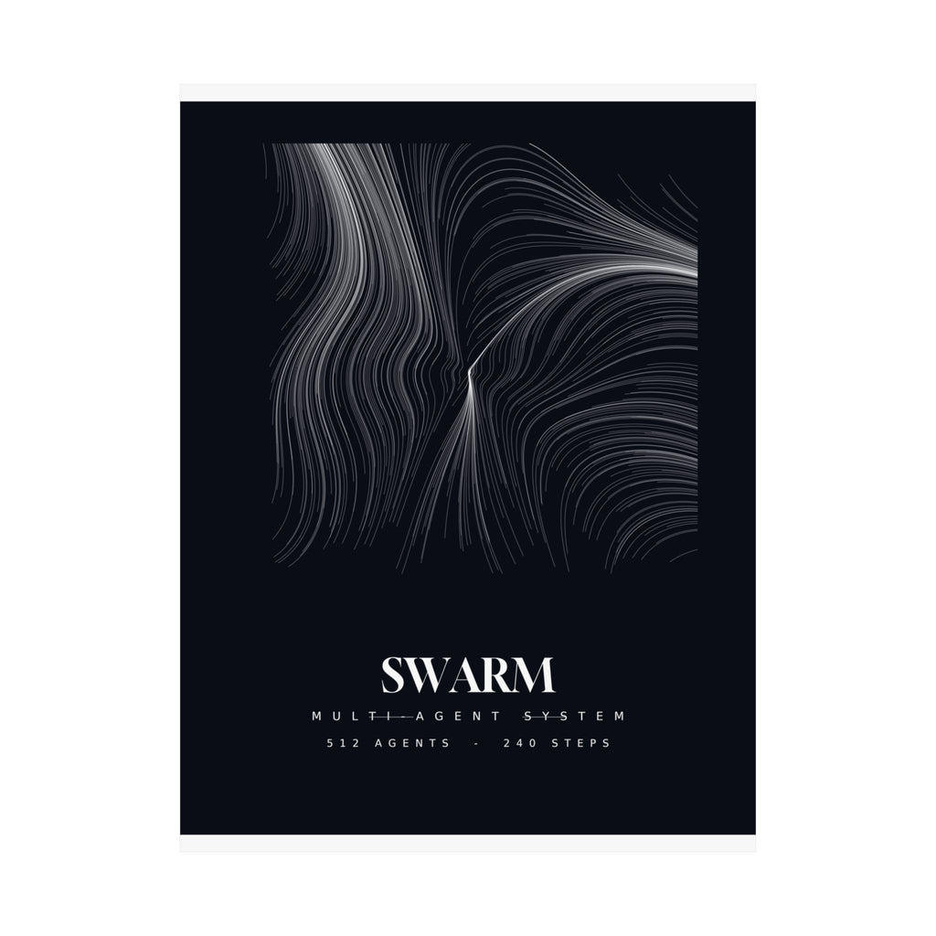 Swarm — Latent Art Poster