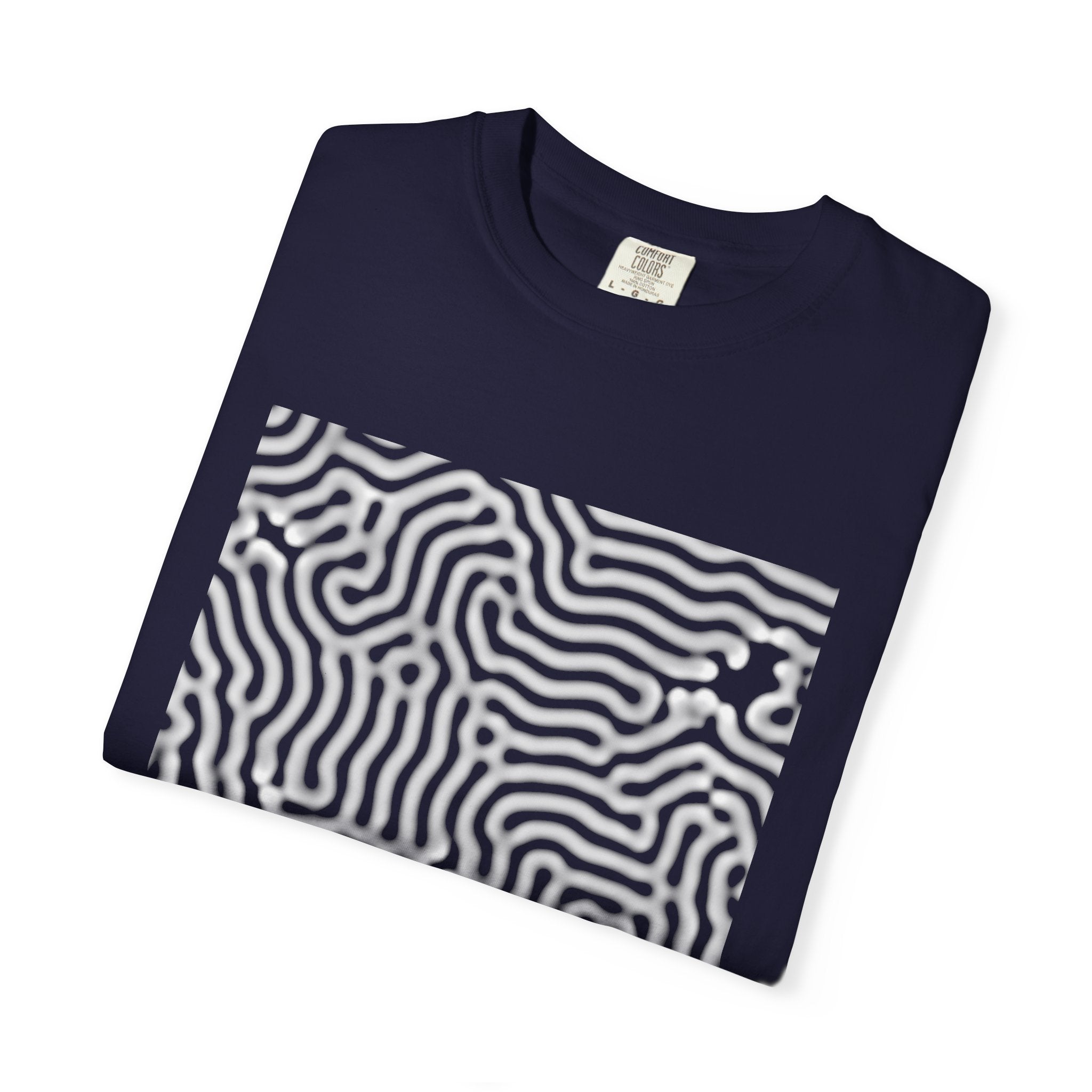 Brain Coral Tee - Turing Reaction-Diffusion Art | Men's