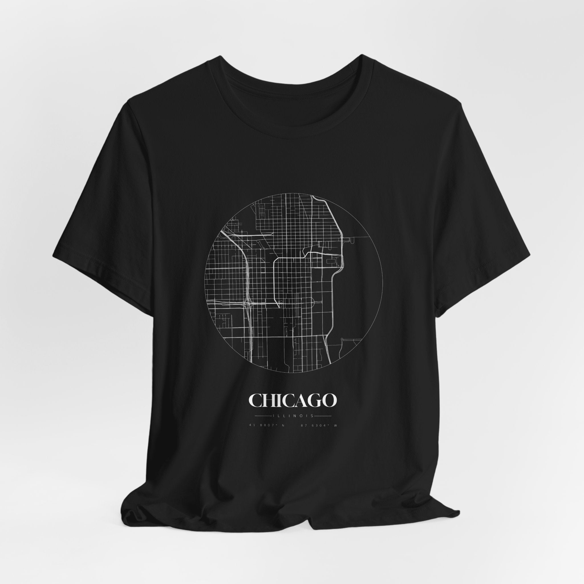 Chicago Street Map Tee — Atlas