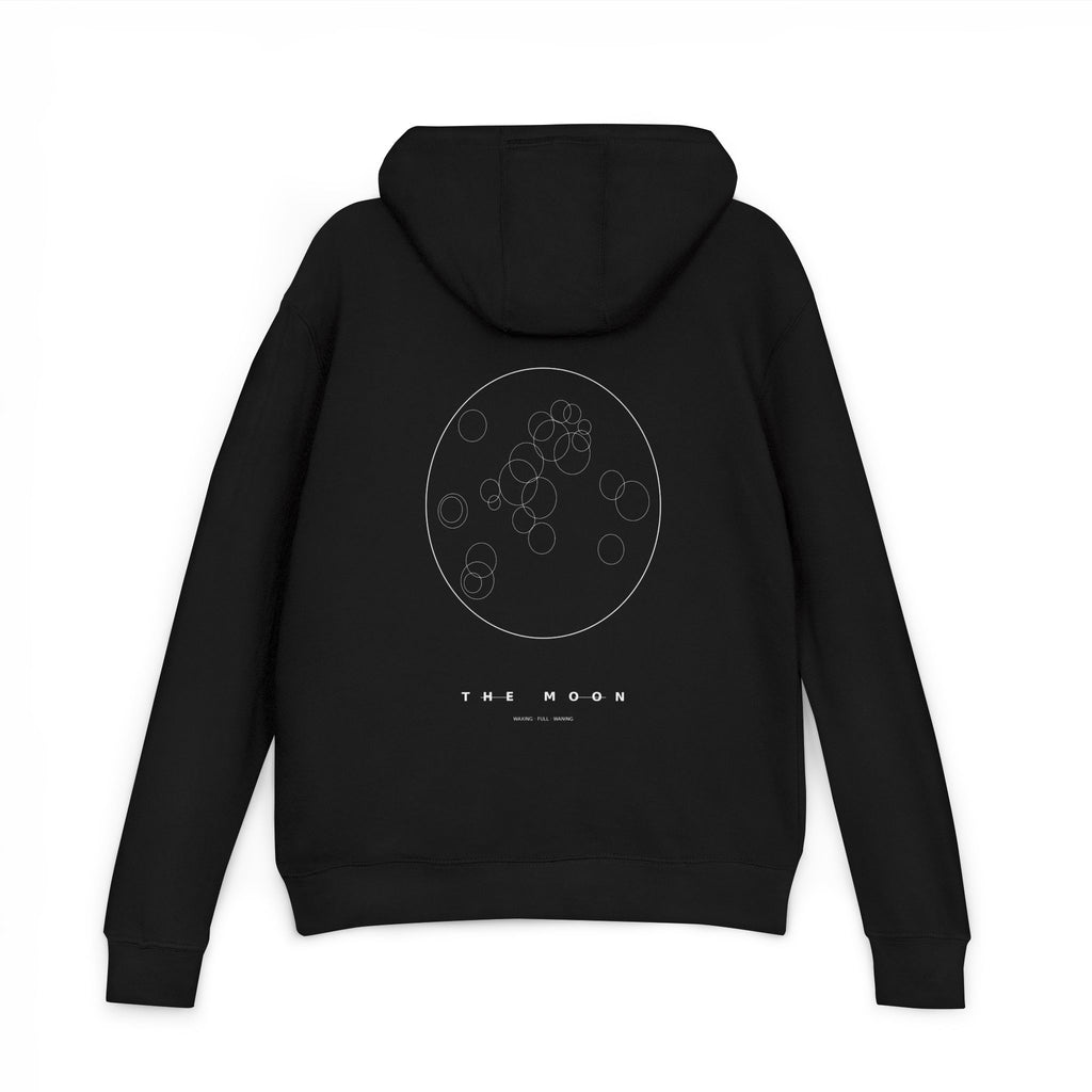 The Moon Hoodie — Line-Art Lunar French Terry