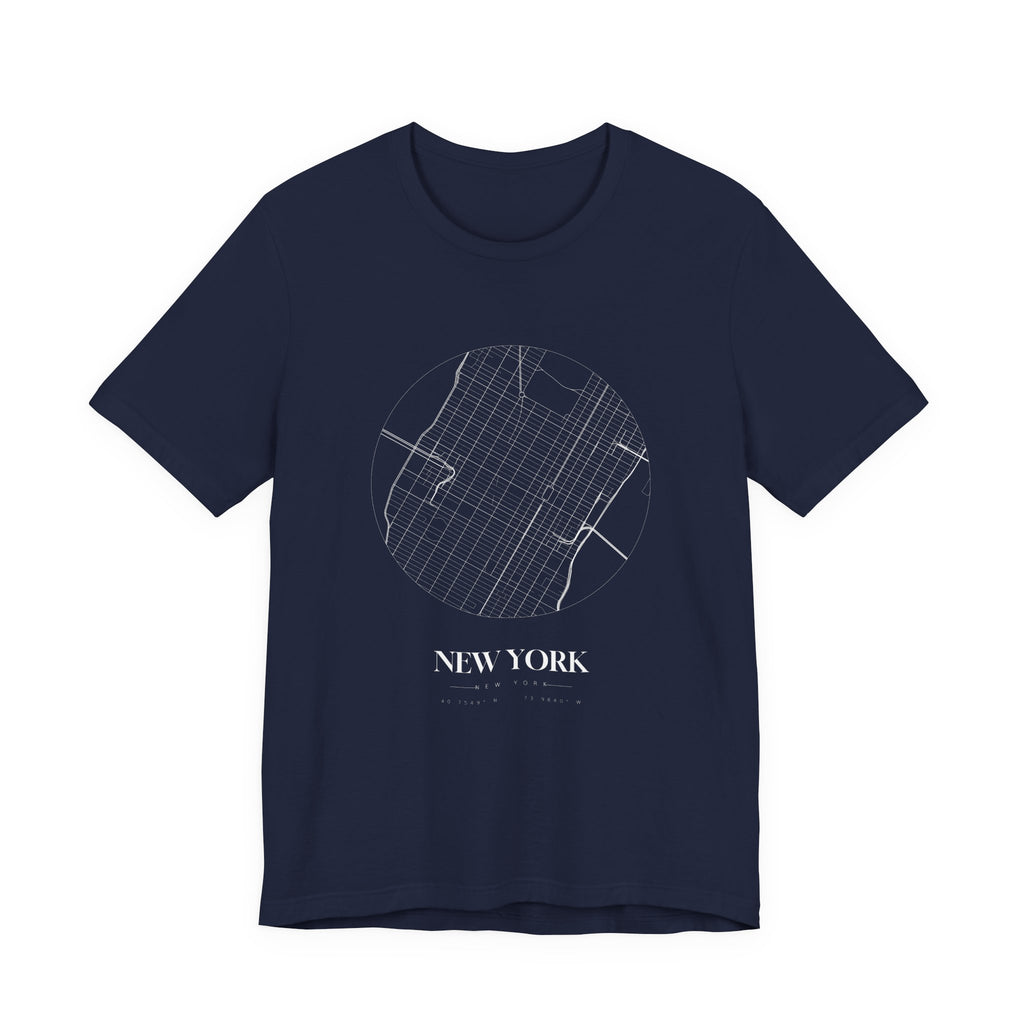 New York Street Map Tee — Atlas