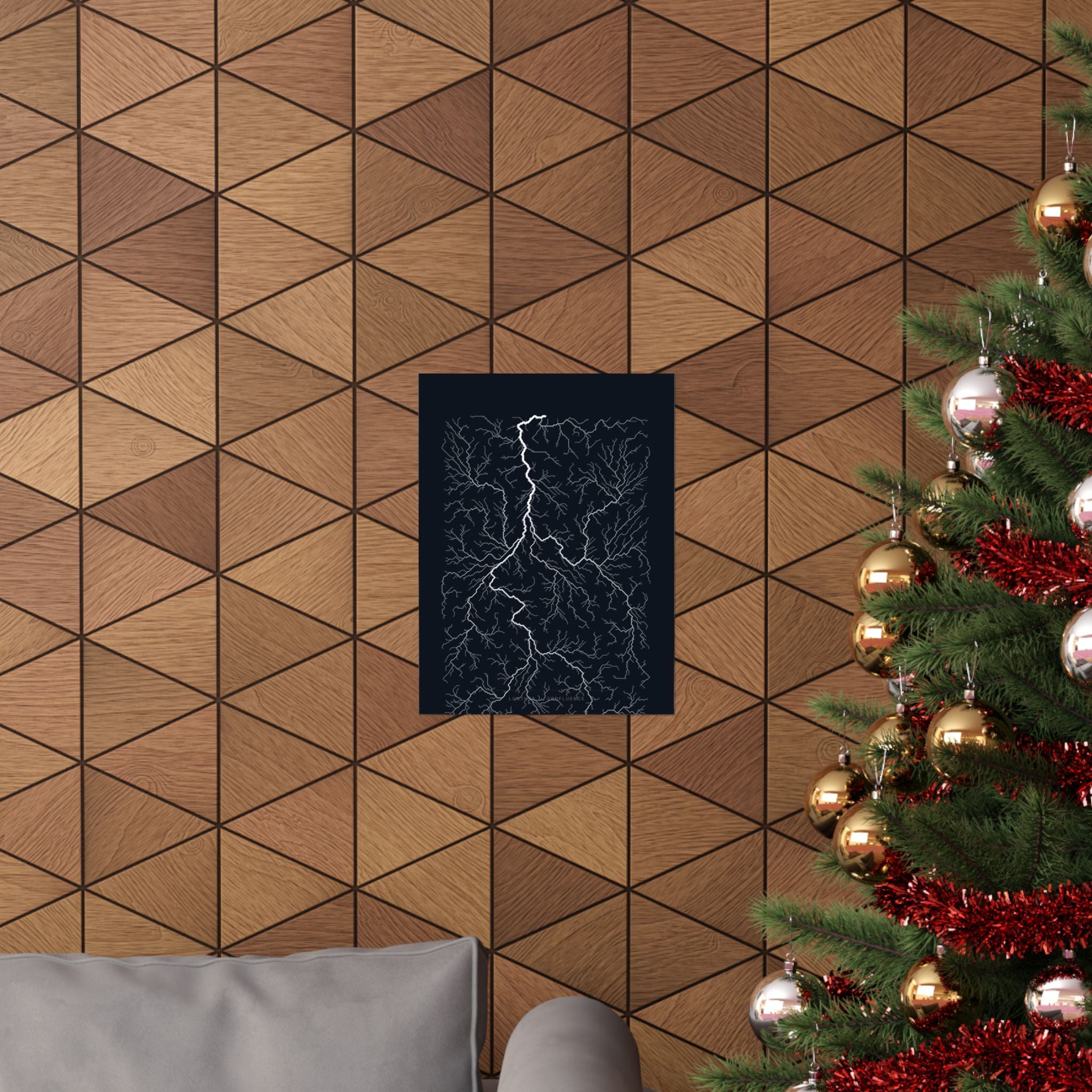 Nile Poster - Modeled Drainage Network Art Wall Art