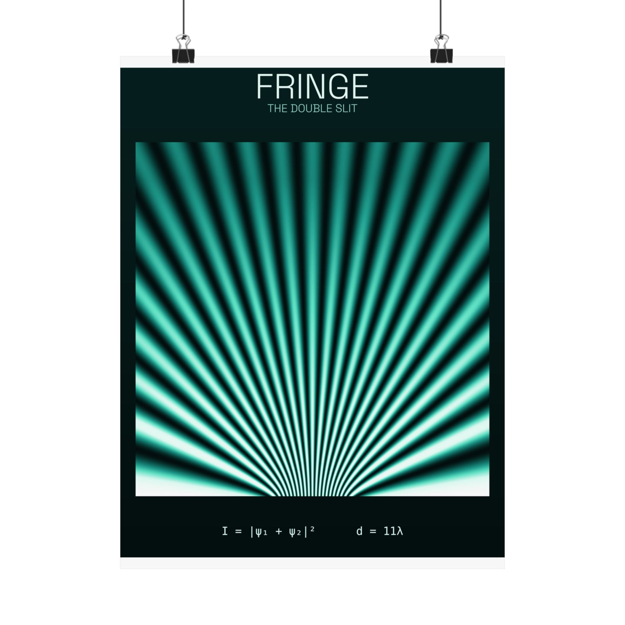 Double Slit - Fringe Poster