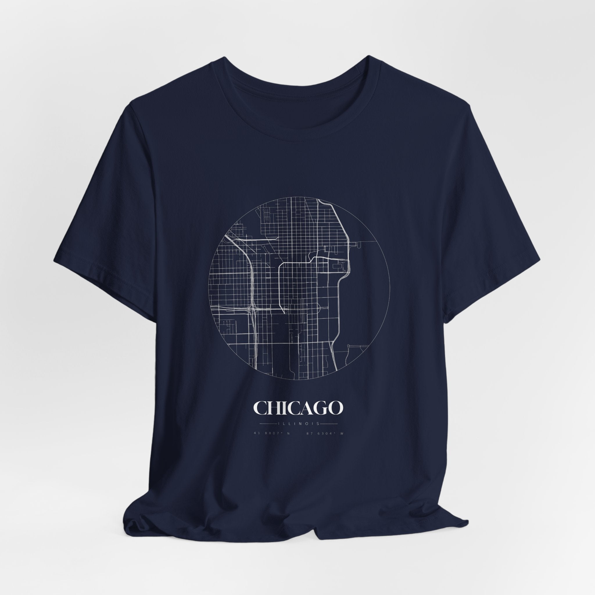 Chicago Street Map Tee — Atlas