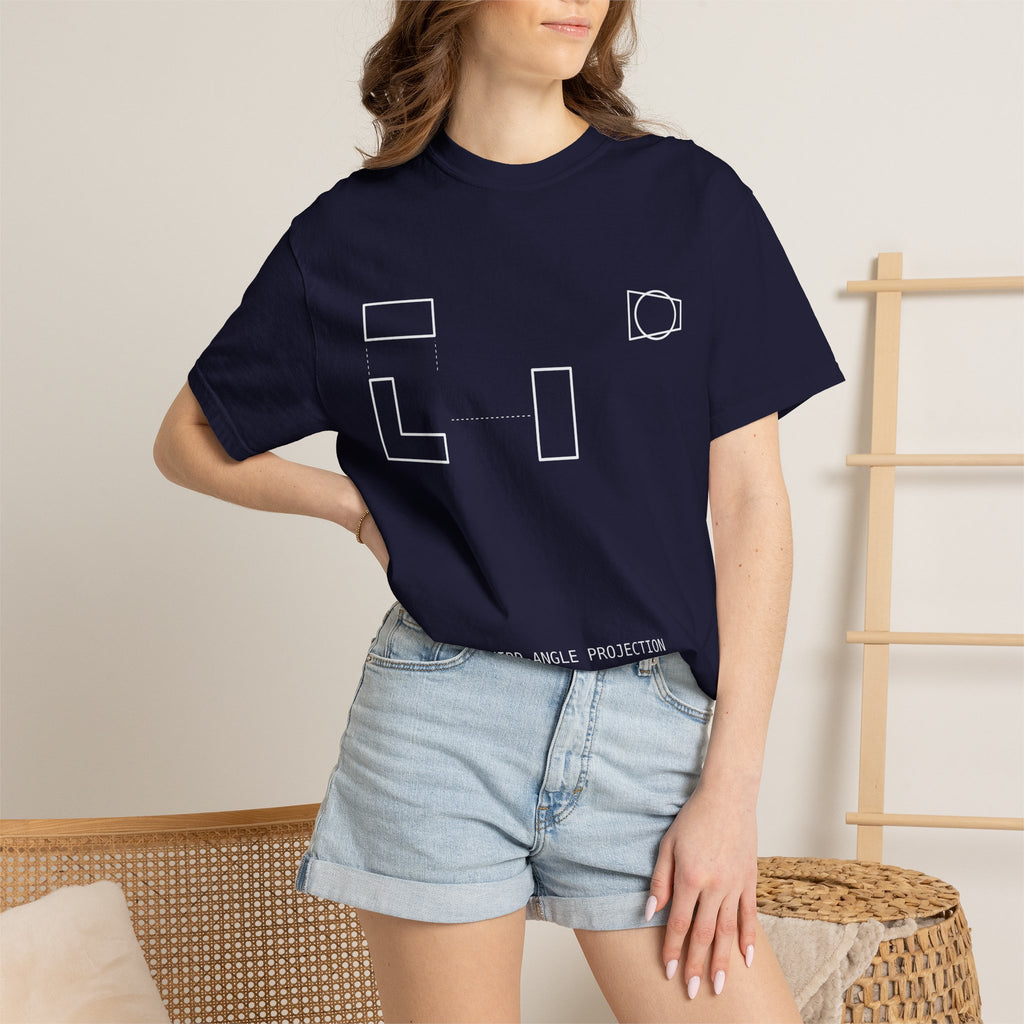 Third-Angle Projection — Datum Tee