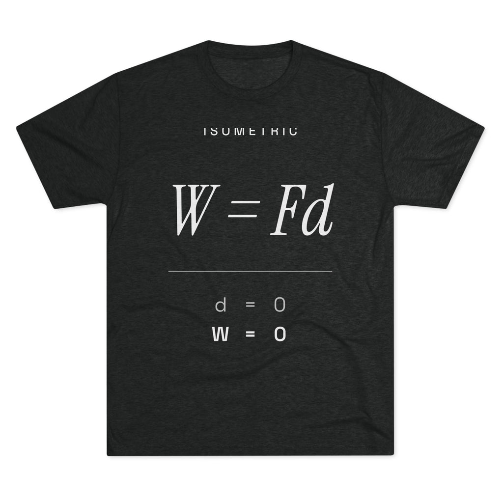 Isometric Tee — W = Fd
