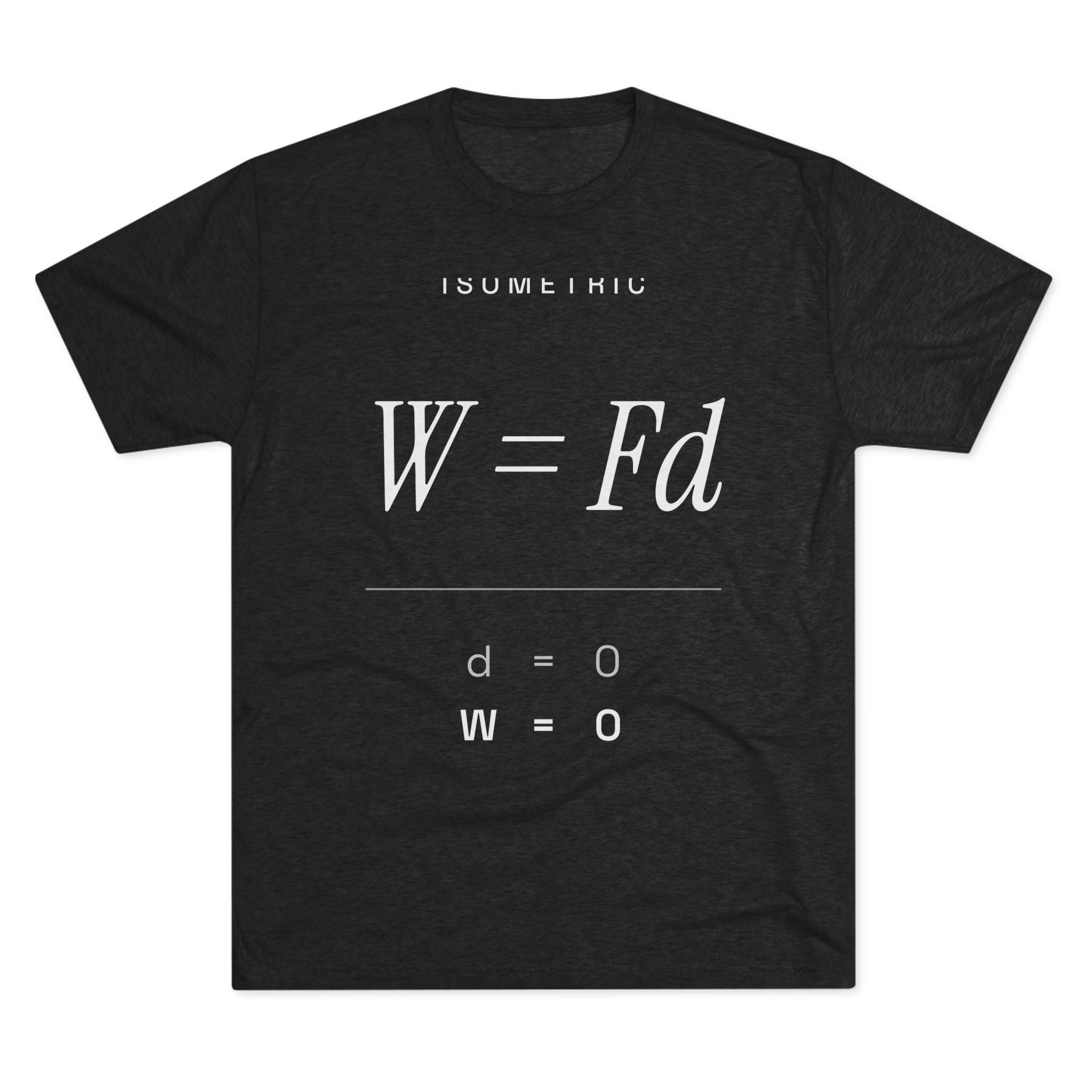 Isometric Tee — W = Fd