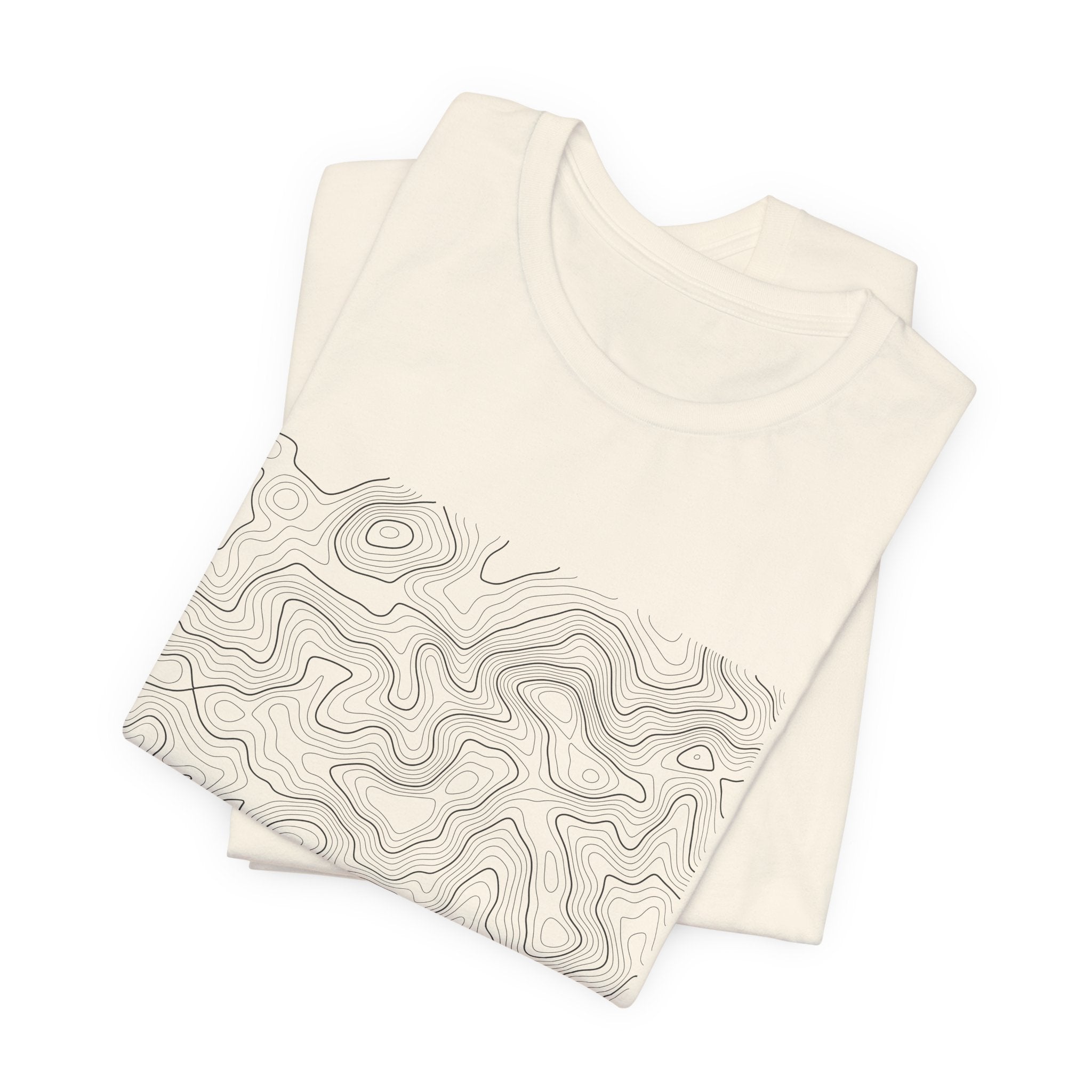 Great Smoky Mountains Topographic Tee — Contour Map