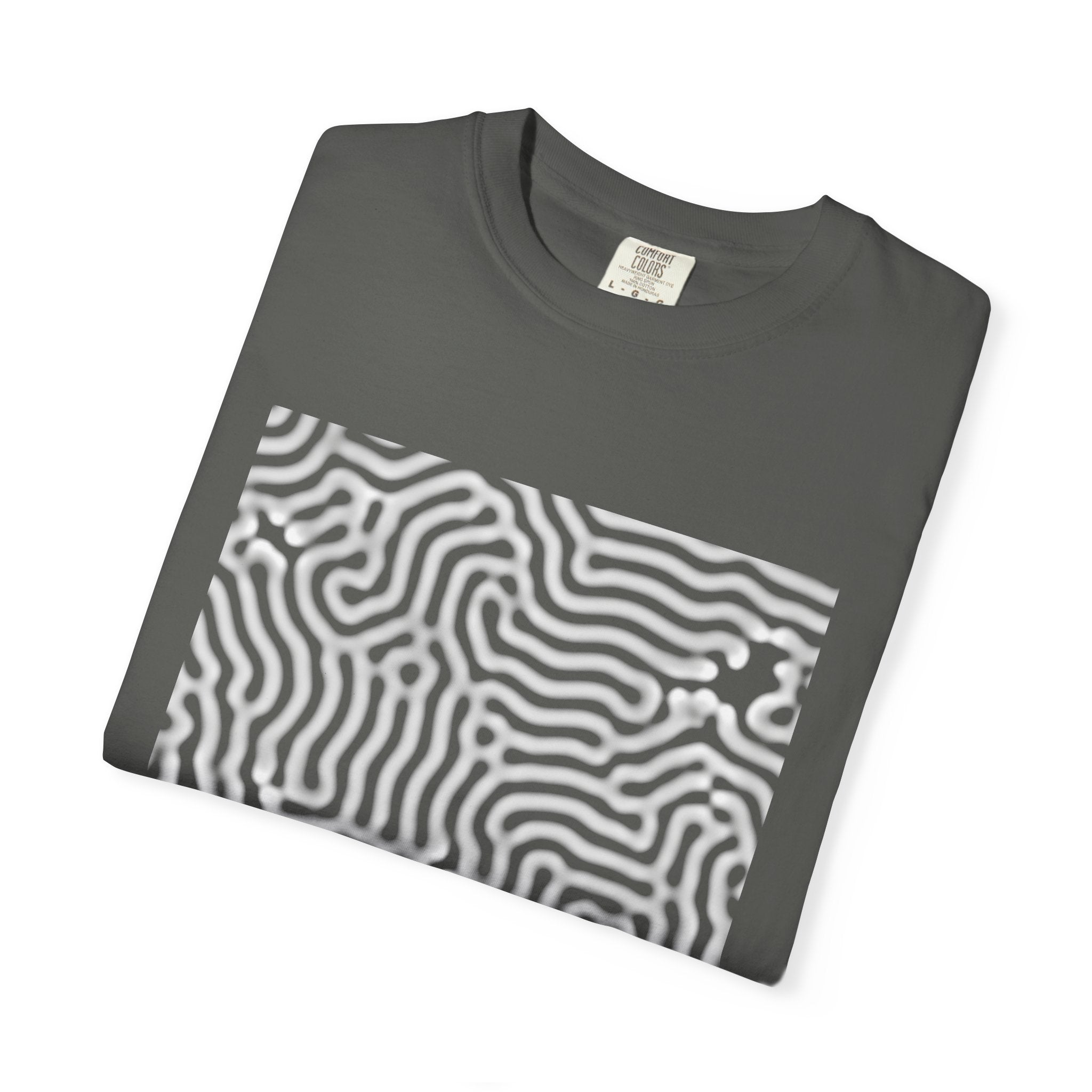 Brain Coral Tee - Turing Reaction-Diffusion Art | Men's