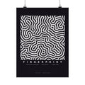 Fingerprint Poster - Turing Reaction-Diffusion Art Wall Art