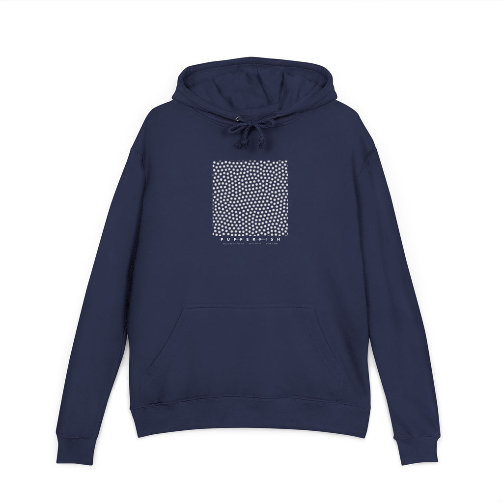 Pufferfish Hoodie - Turing Reaction-Diffusion Art | Men's