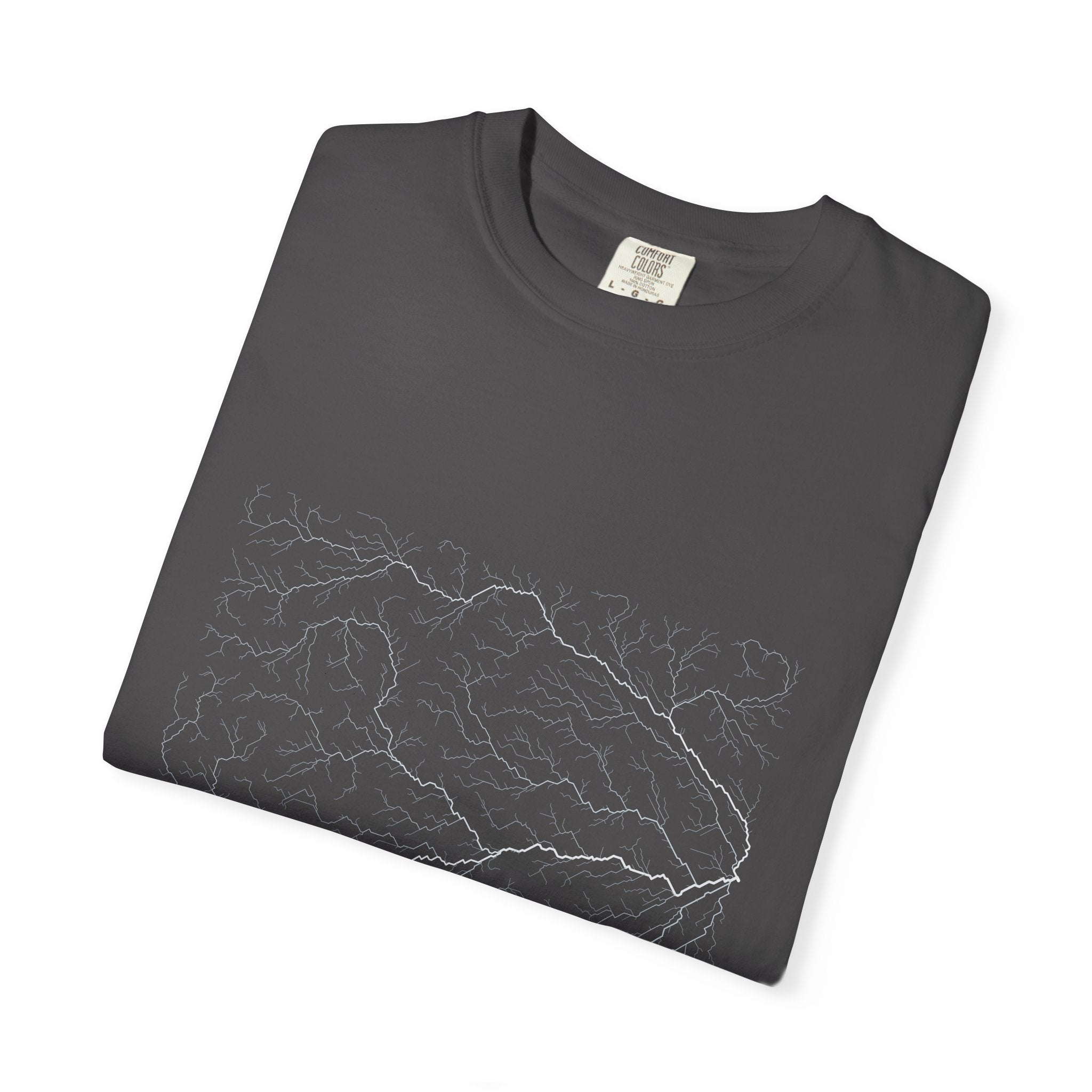 Amazon Tee - Modeled Drainage Network Art | Men's
