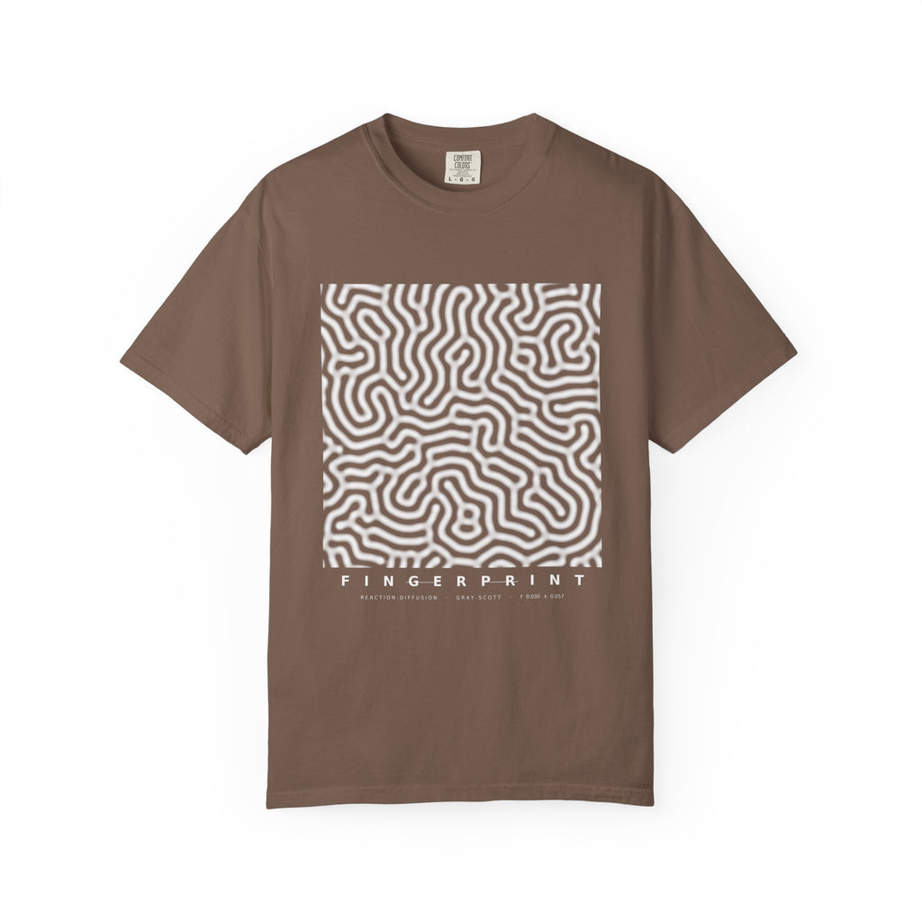 Fingerprint Tee - Turing Reaction-Diffusion Art | Men's