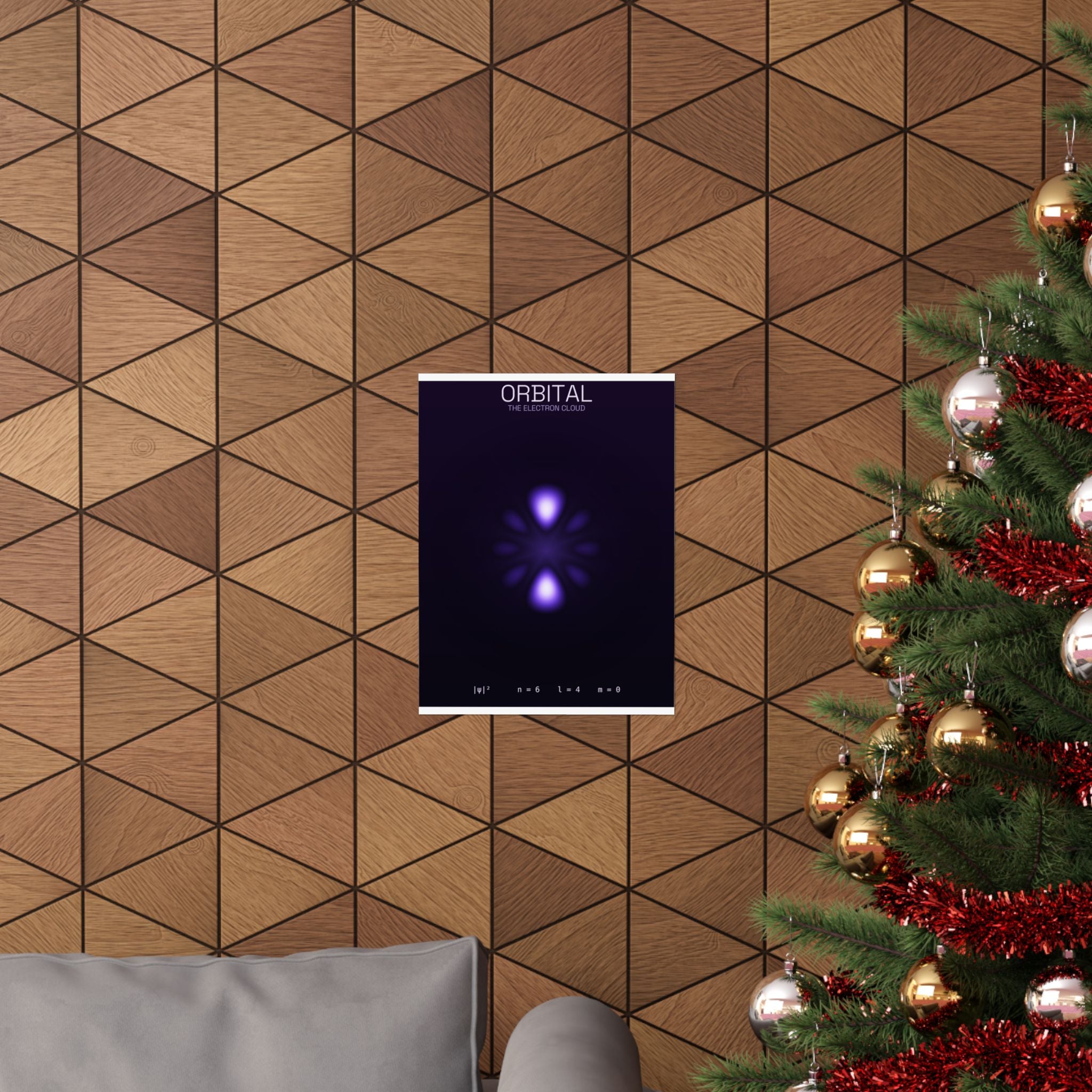 Electron Cloud - Orbital Poster