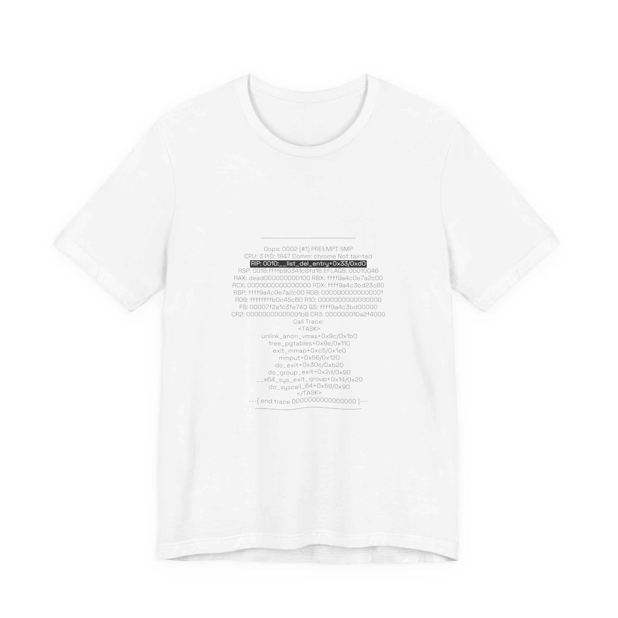 Oops — Panic Tee