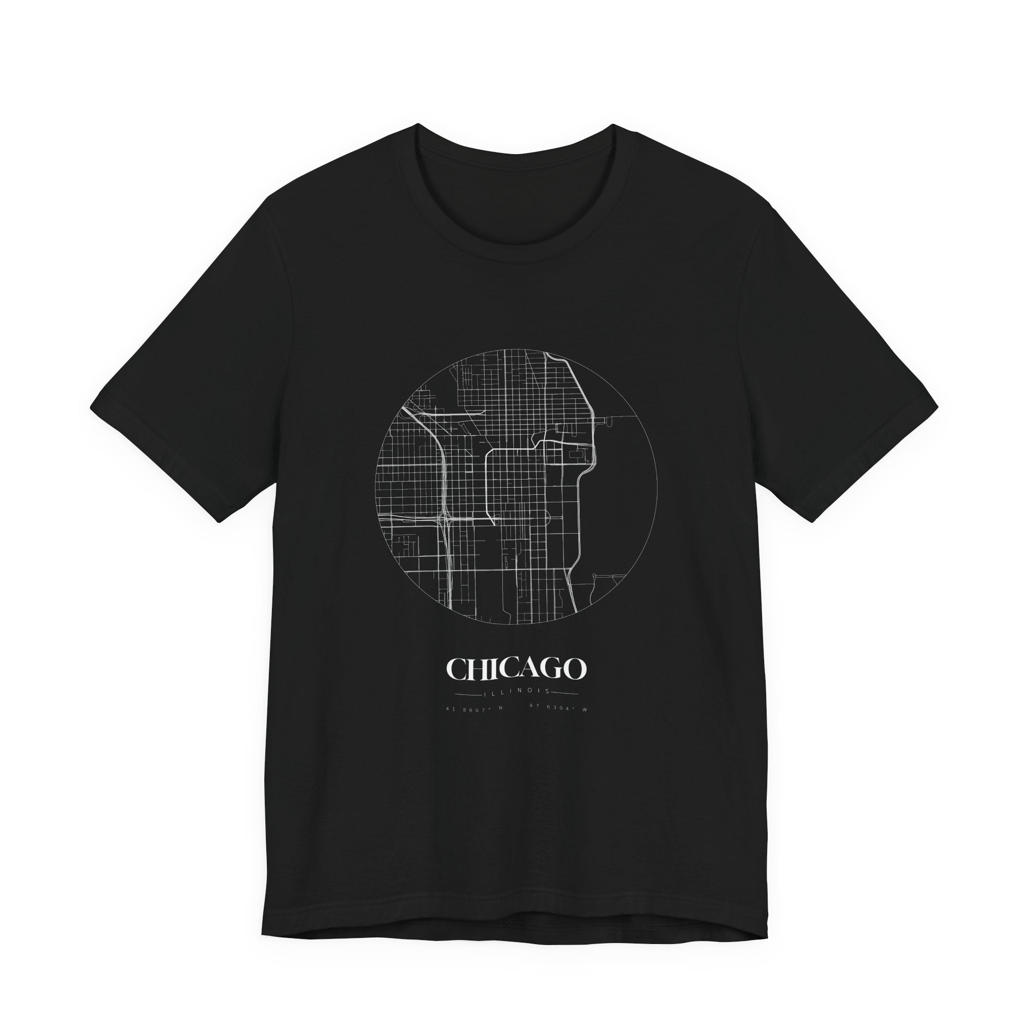 Chicago Street Map Tee — Atlas