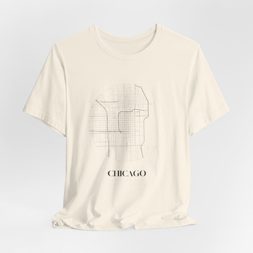 Chicago Street Map Tee — Atlas