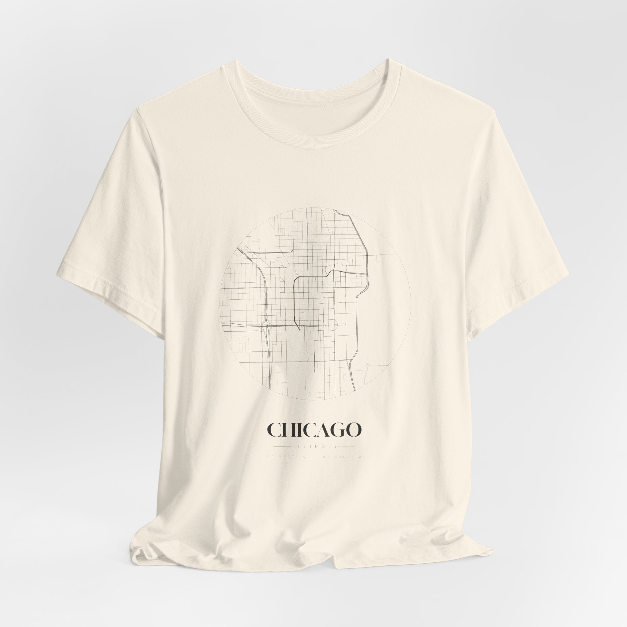 Chicago Street Map Tee — Atlas