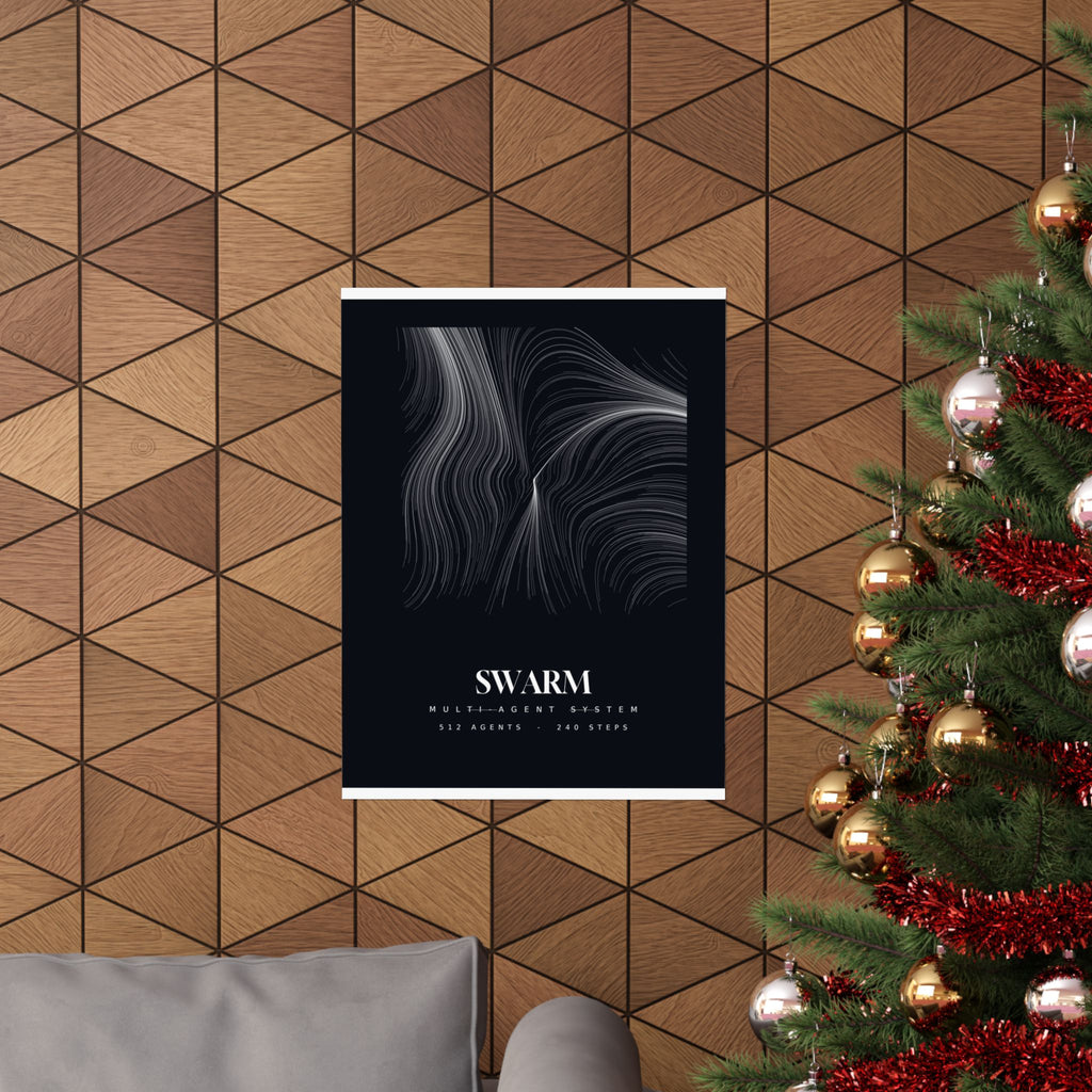 Swarm — Latent Art Poster