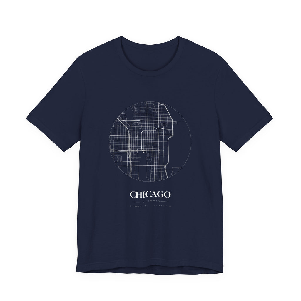 Chicago Street Map Tee — Atlas
