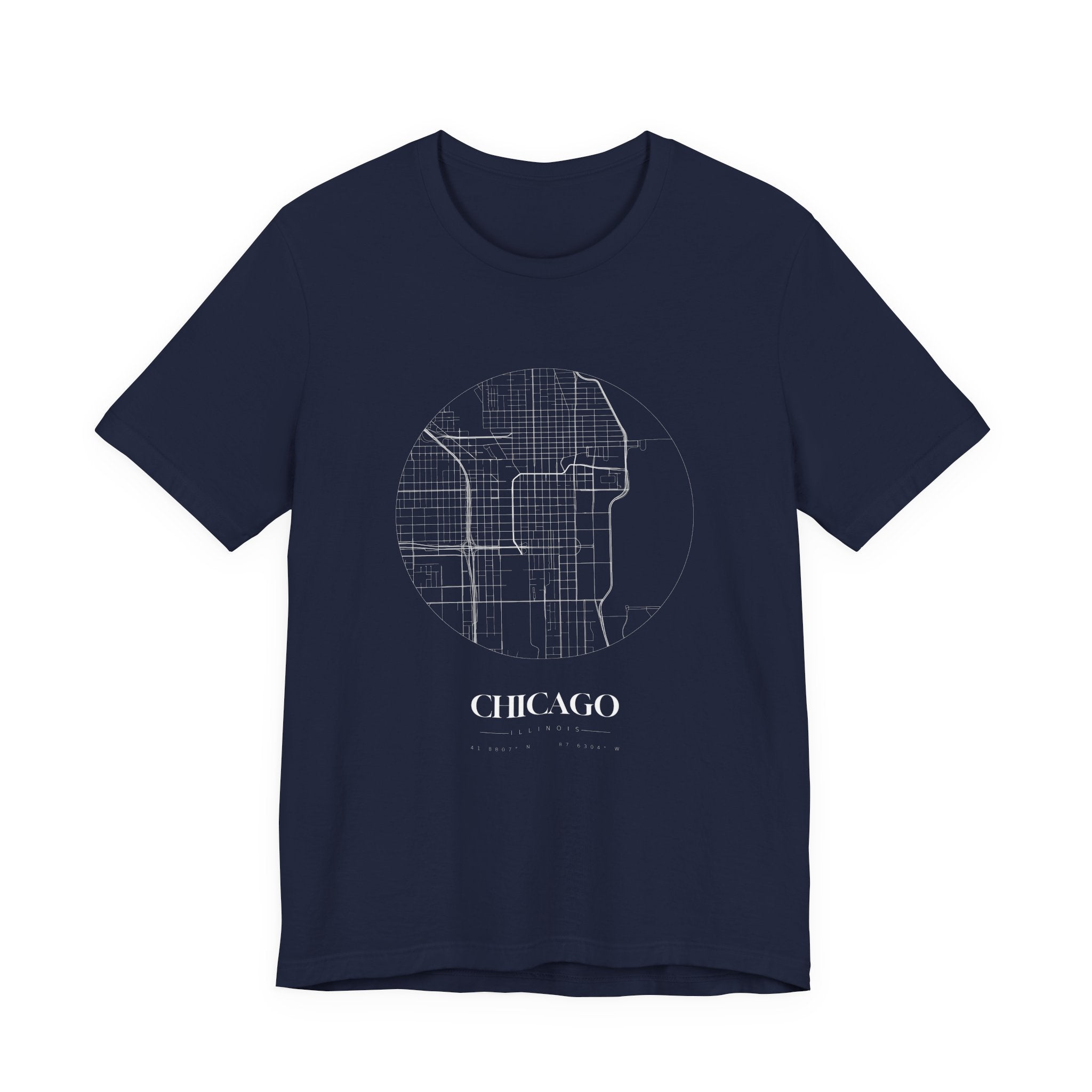Chicago Street Map Tee — Atlas