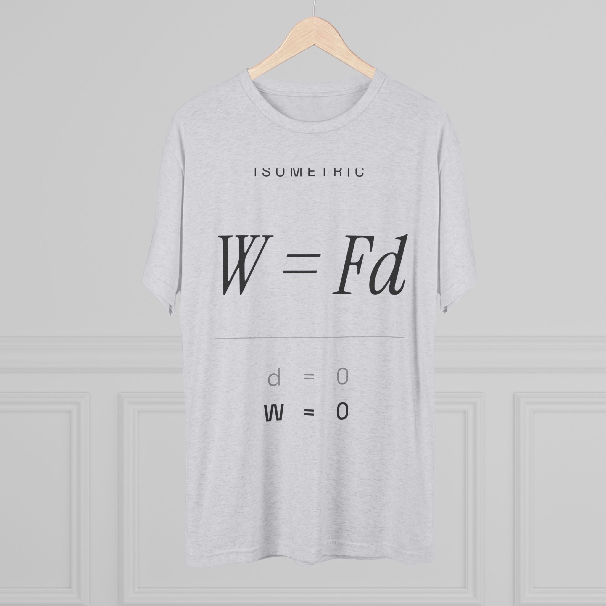Isometric Tee — W = Fd