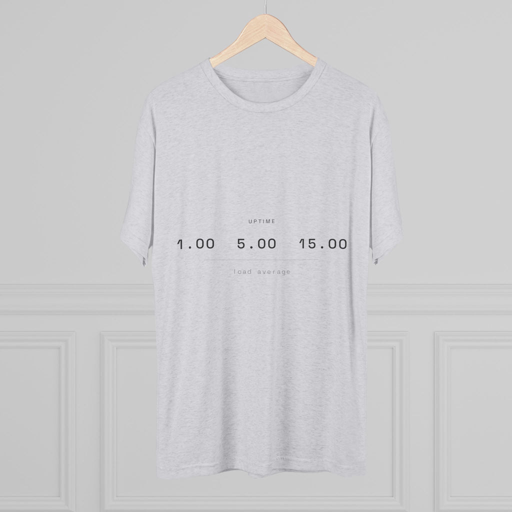 Load Average Tee — 1.00, 5.00, 15.00