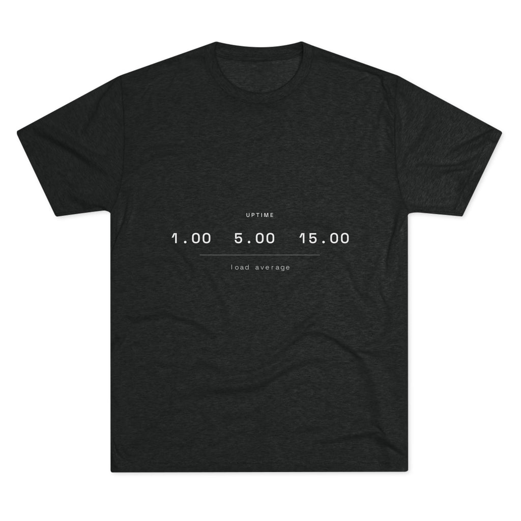 Load Average Tee — 1.00, 5.00, 15.00