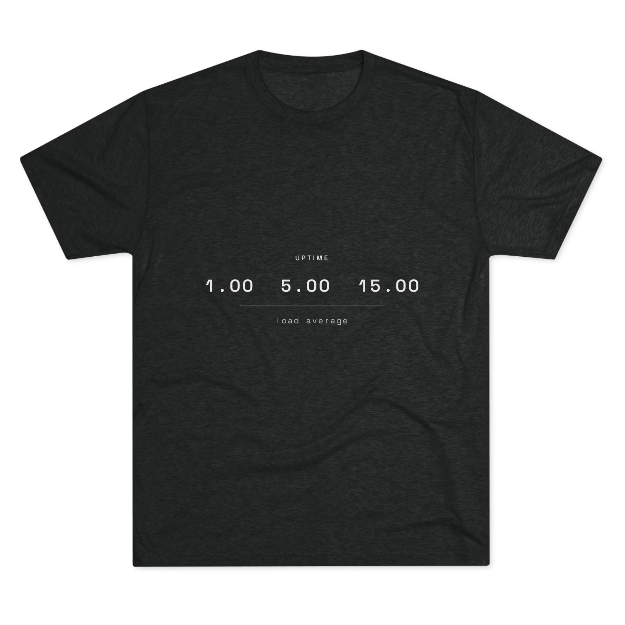 Load Average Tee — 1.00, 5.00, 15.00