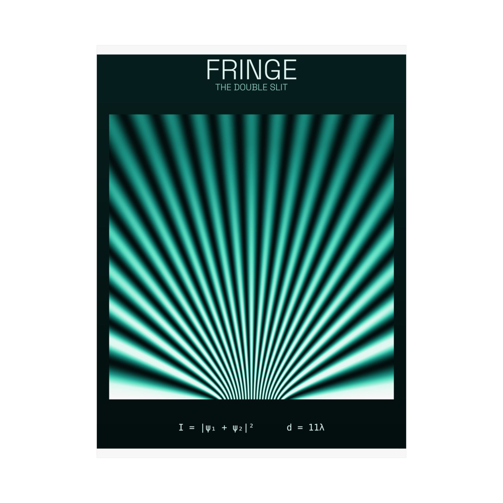 Double Slit - Fringe Poster