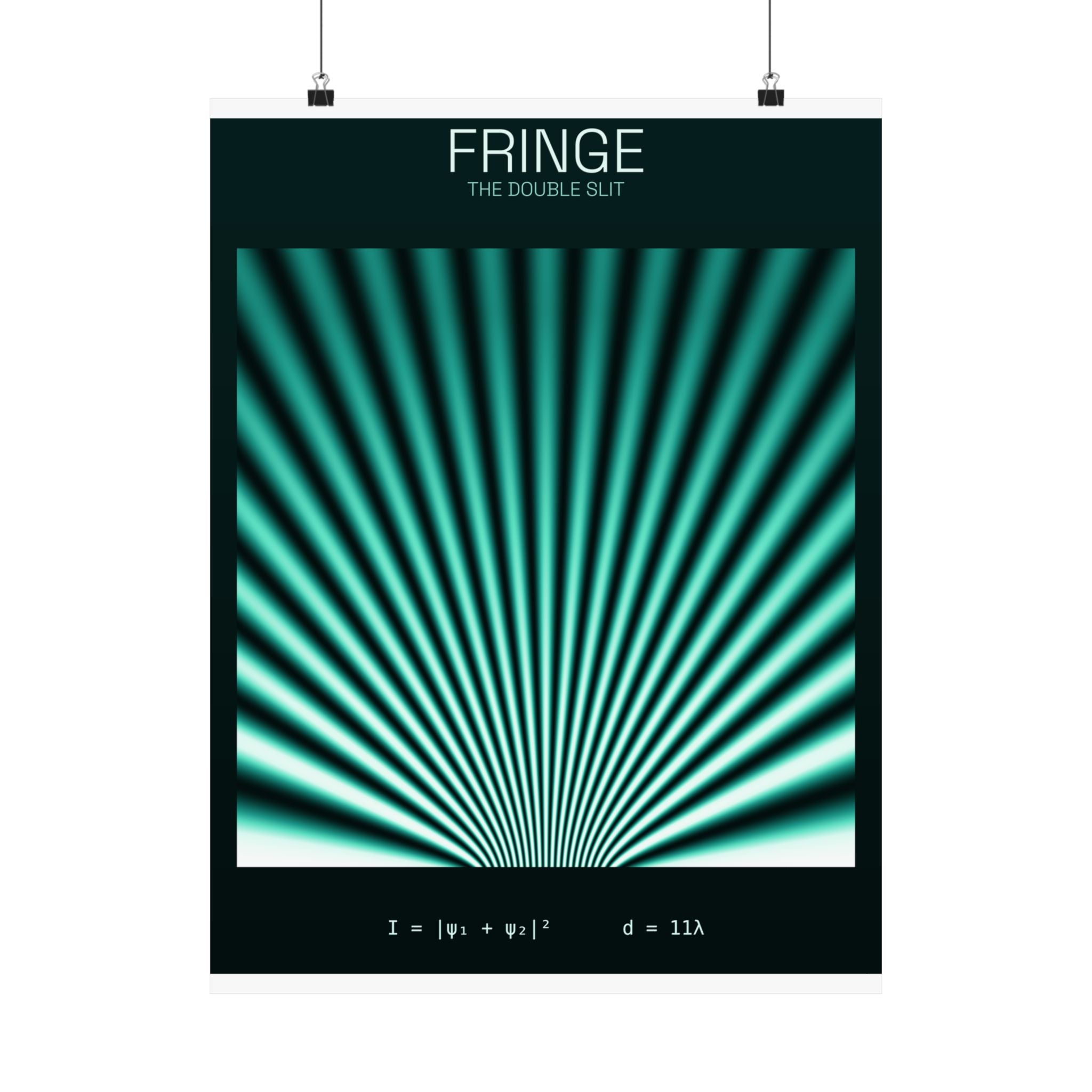 Double Slit - Fringe Poster