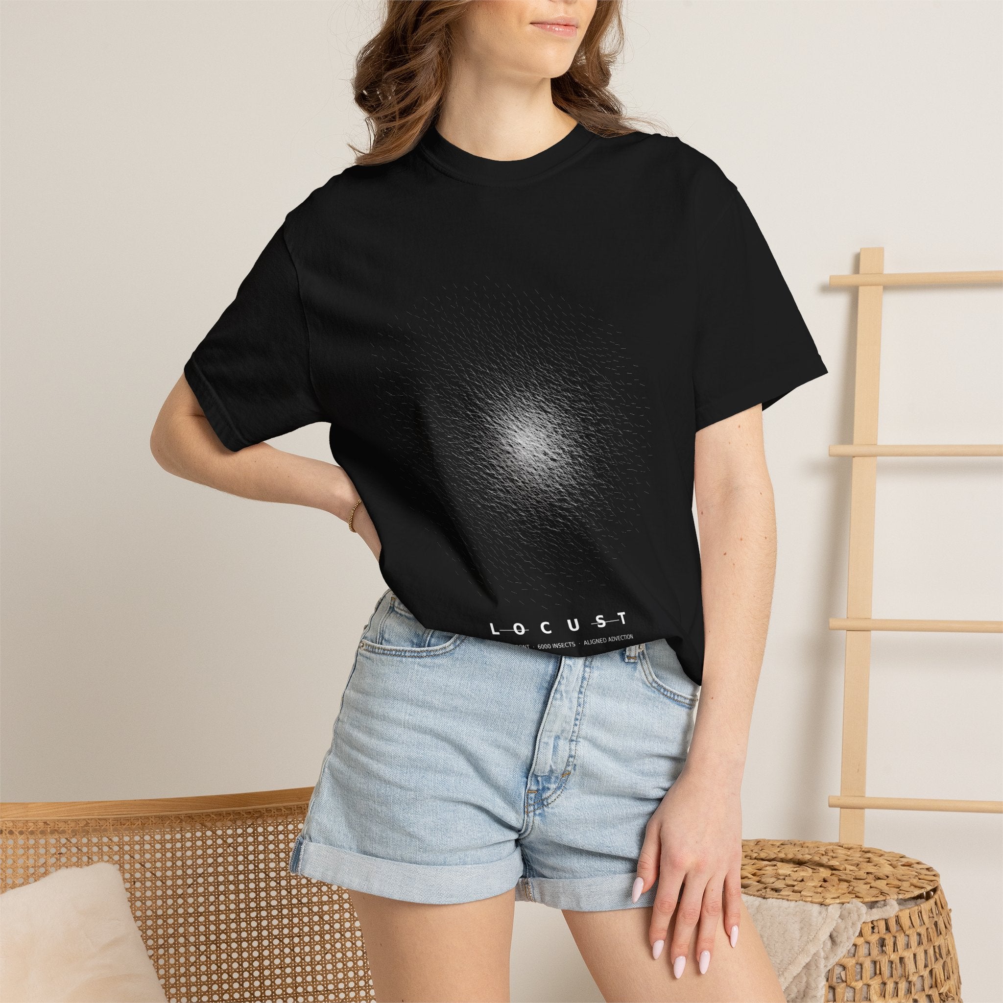 Locust Swarm Tee - Boids Flocking Model Art | Men's