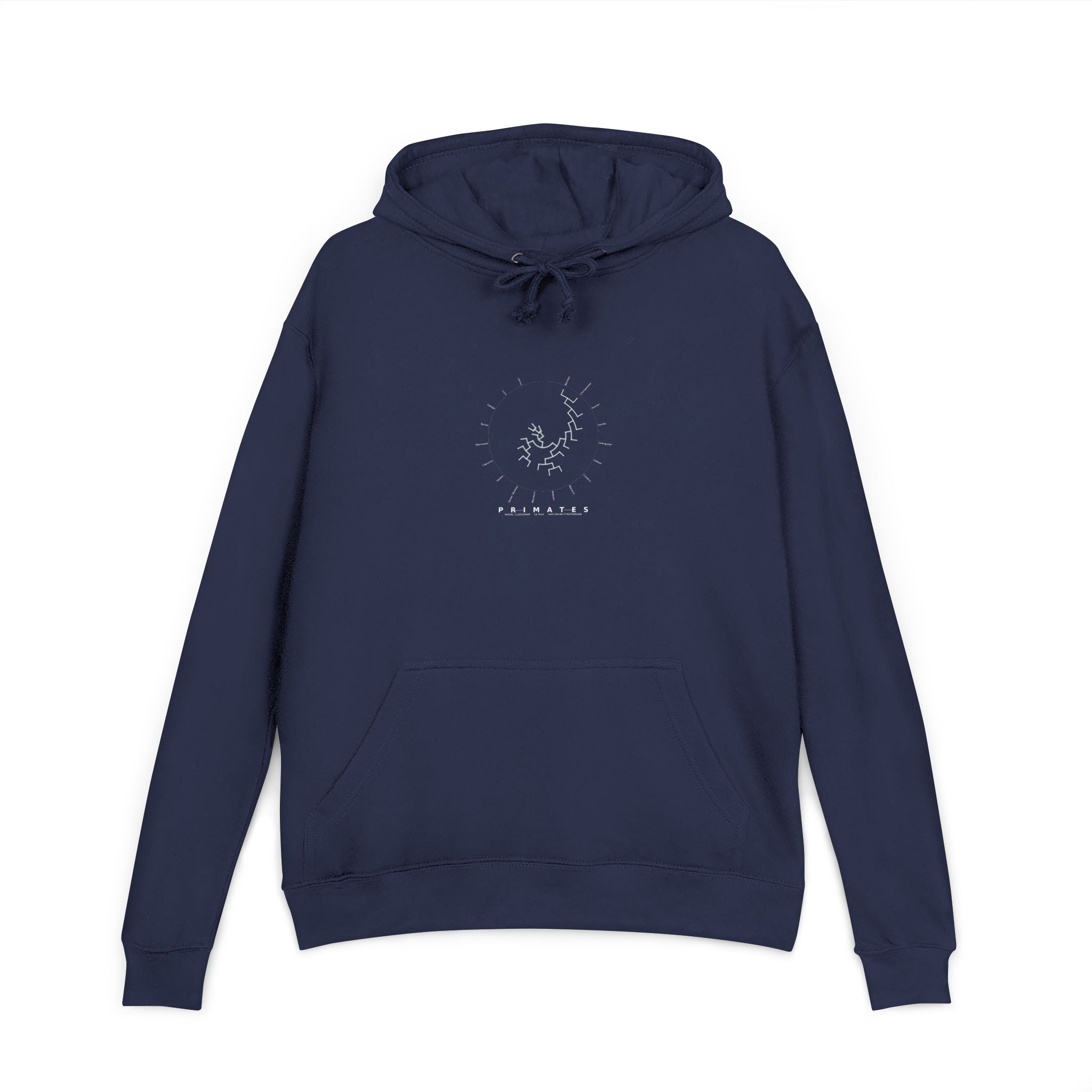 Primates Hoodie - Phylogeny Cladogram Art | Men's