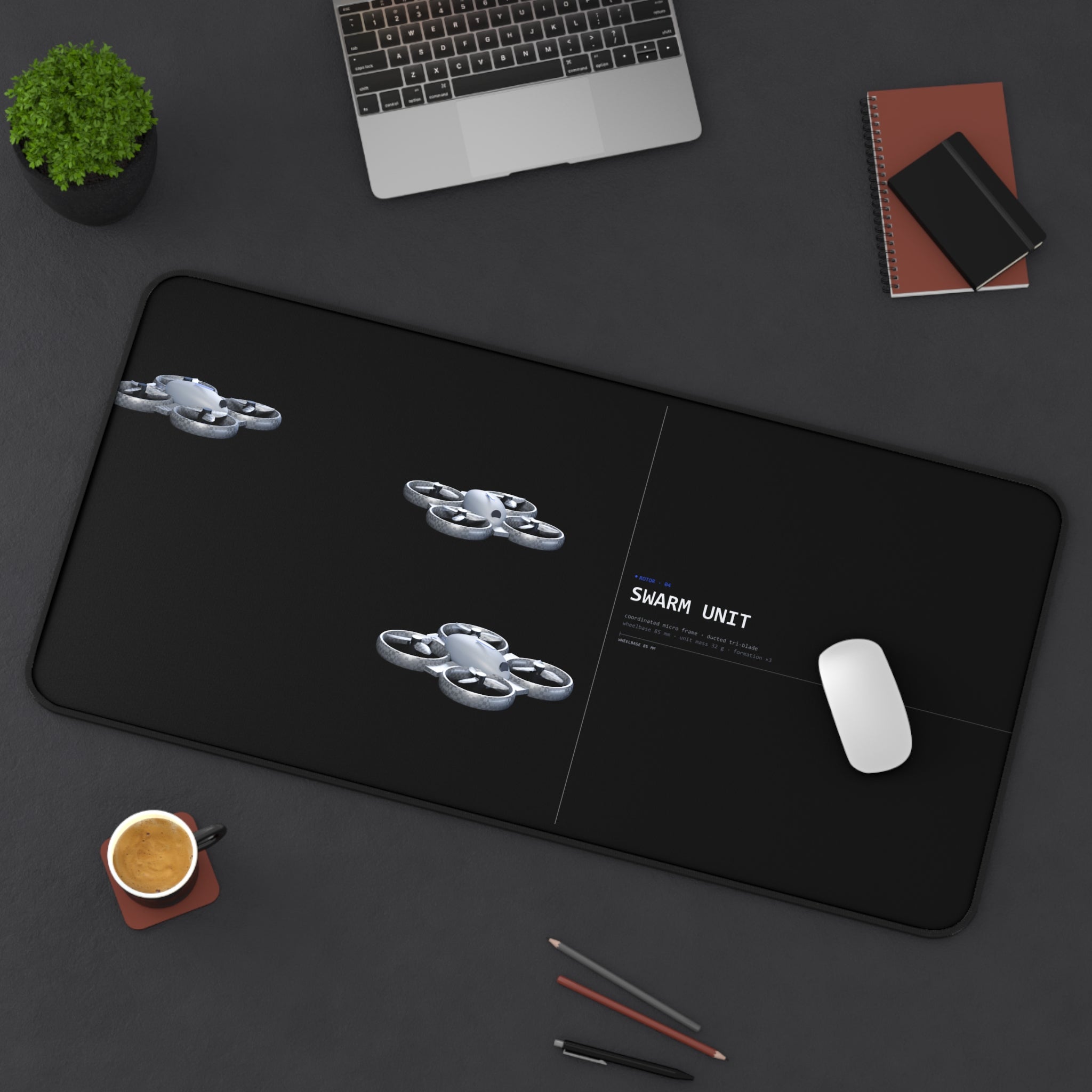 Swarm Unit — Rotor Desk Mat