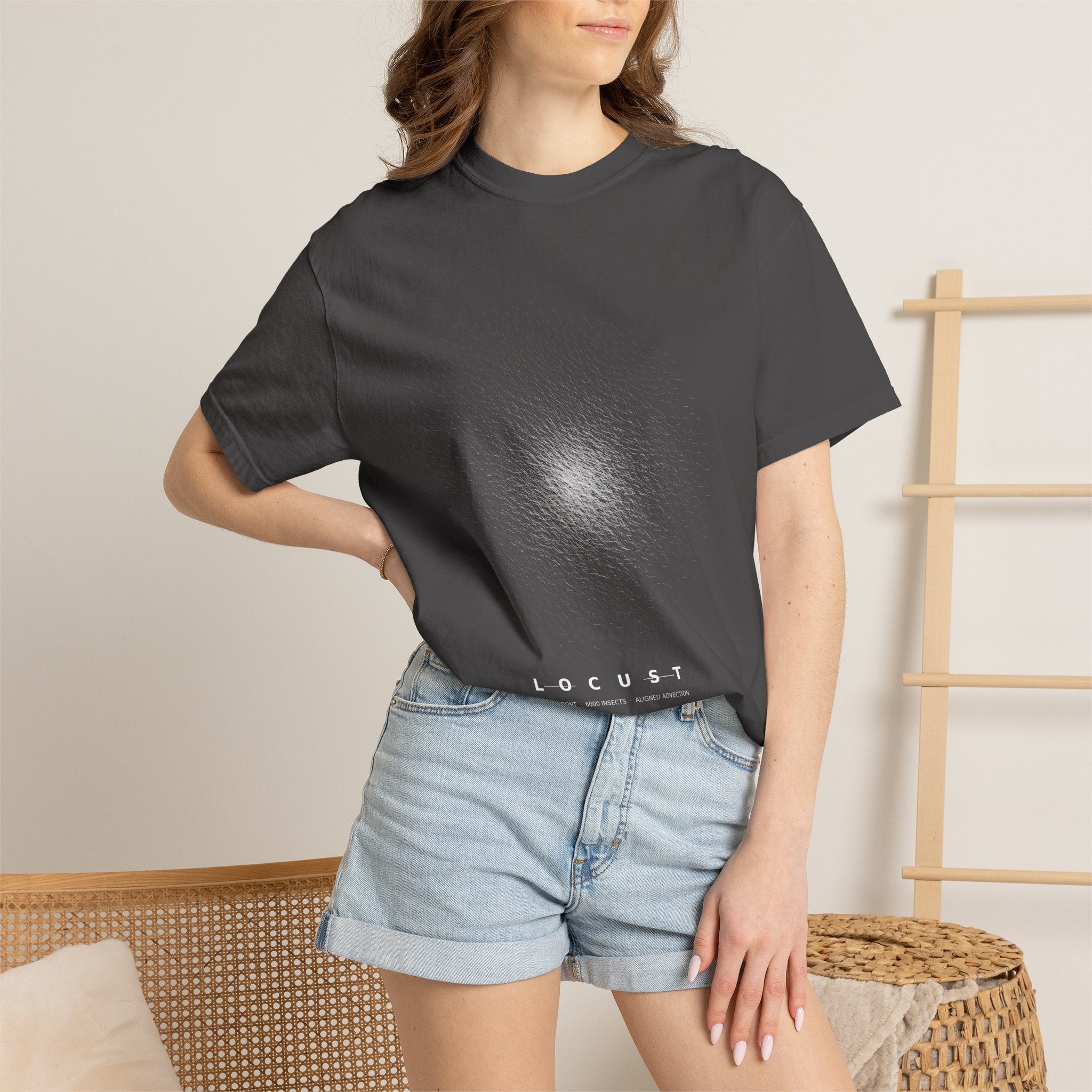 Locust Swarm Tee - Boids Flocking Model Art | Men's
